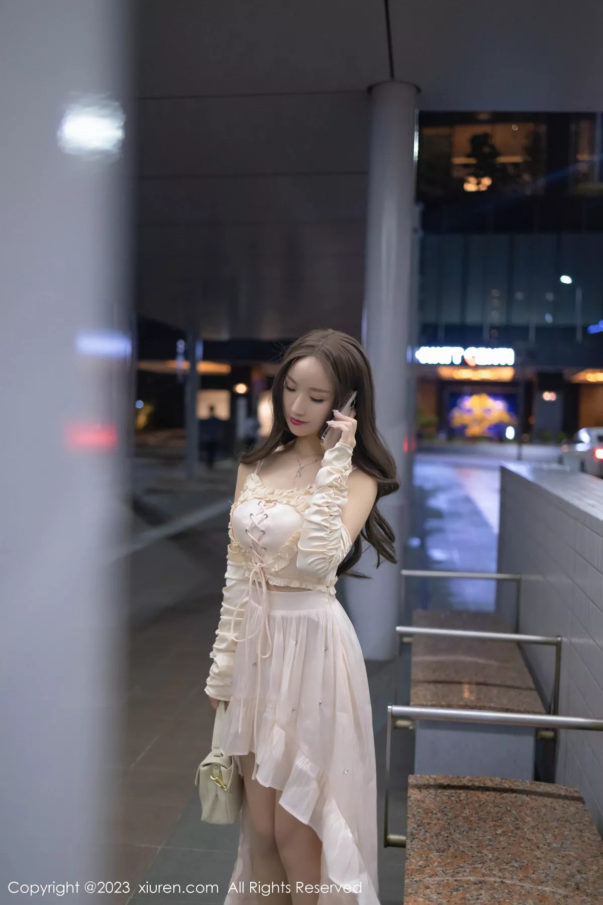 秀人集.com_[XiuRen秀人网]No.7702_模特杏子Yada角色扮演性感米色长裙露米色内衣完美诱惑写真80P