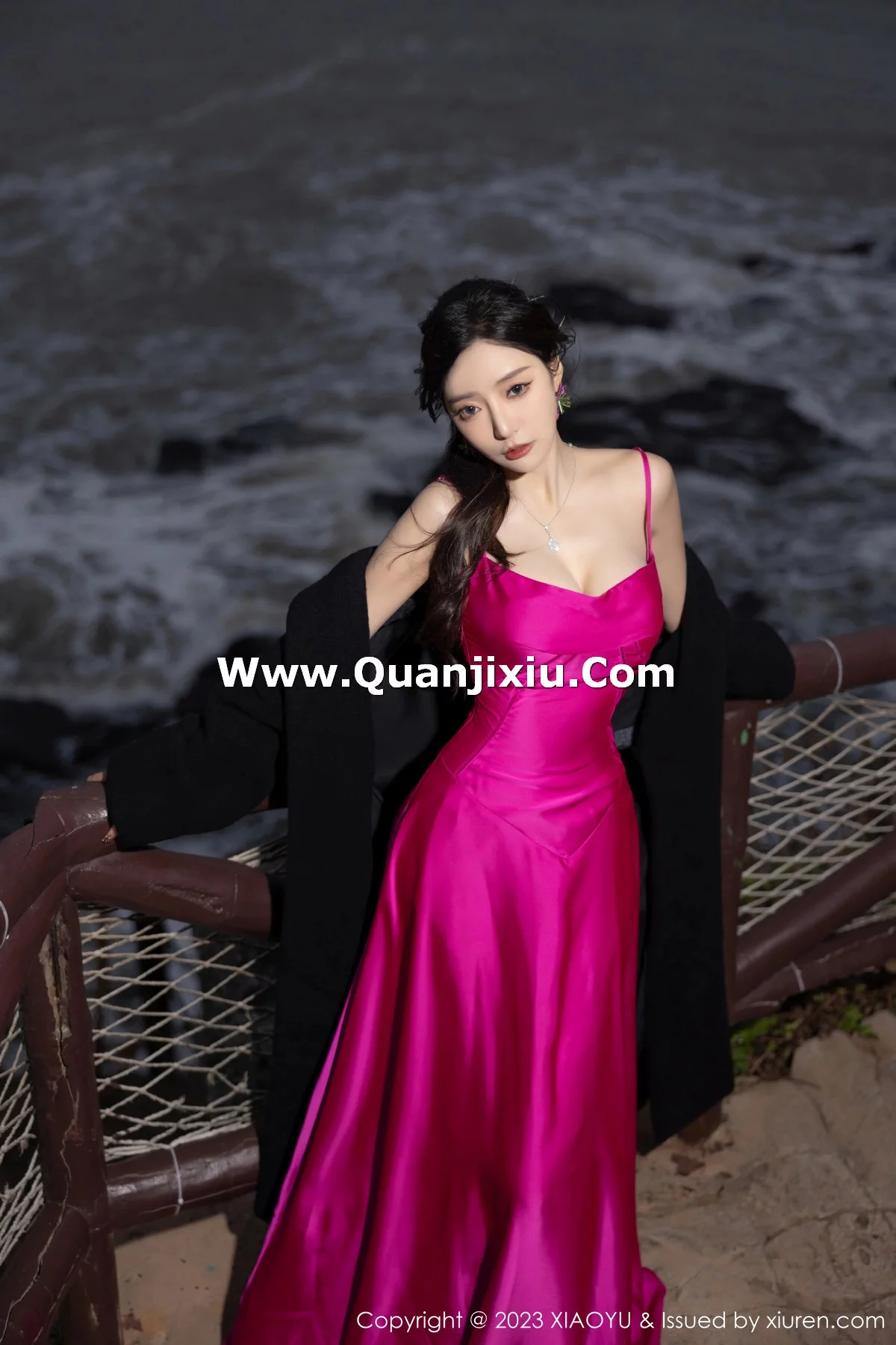 秀人集.com_[XiaoYu画语界]Vol.1174_女神王馨瑶yanni红色吊带连衣长裙+黑色蕾丝情趣服迷人诱惑写真84P