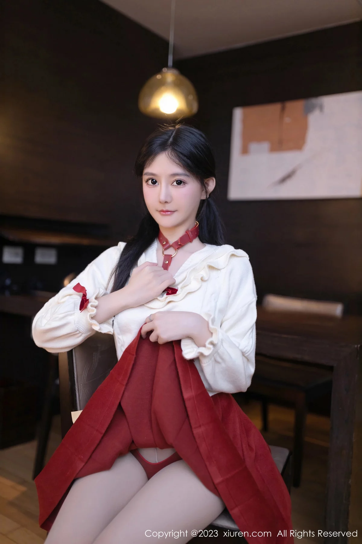 秀人集.com_[XiuRen秀人网]No.7890_模特幼幼红色裙子露性感红色情趣饰品秀火辣身材极致诱惑写真80P