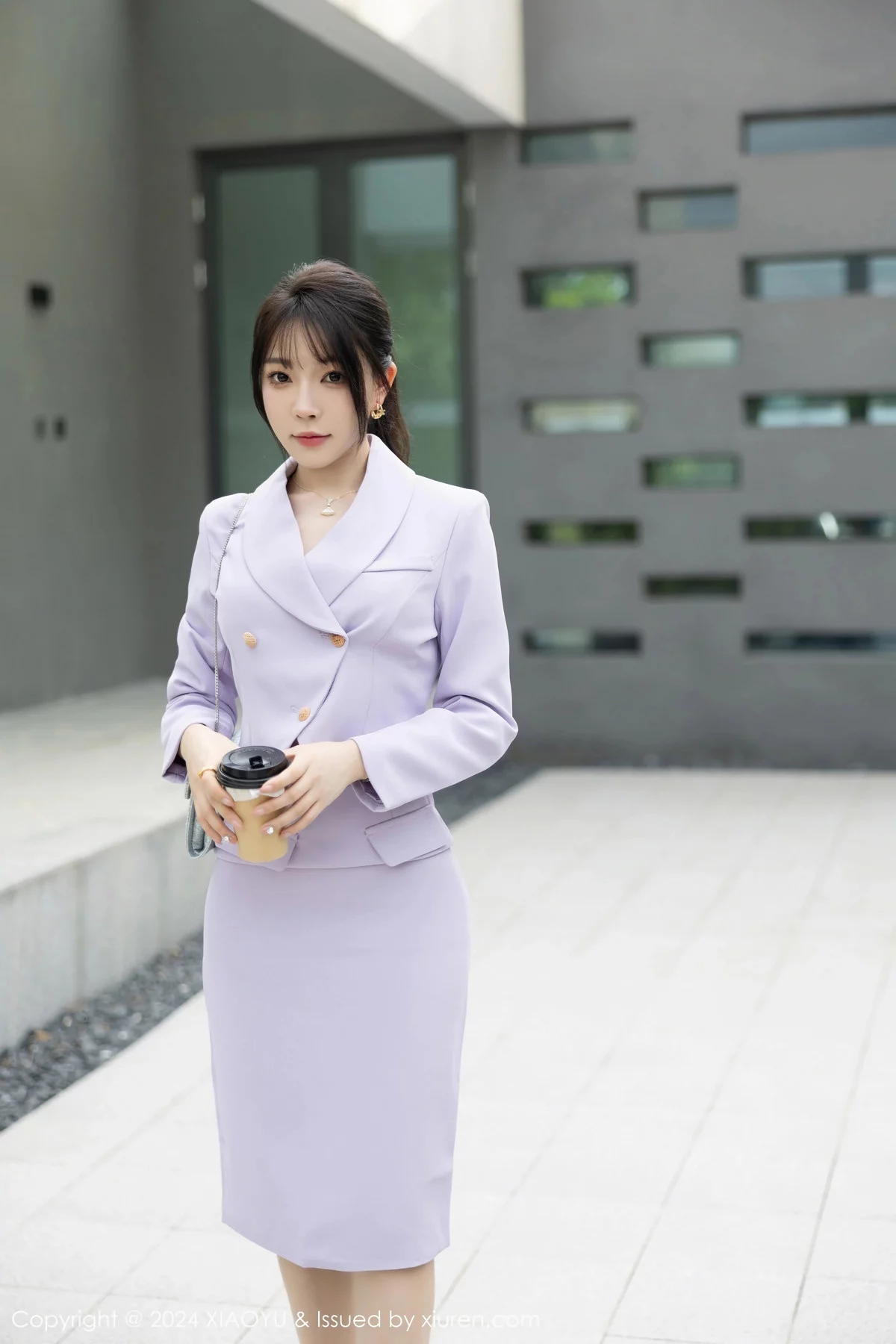 秀人集.com_[XiaoYu画语界]Vol.1178_女神徐莉芝Booty性感淡紫短裙套装露淡紫蕾丝内衣迷人诱惑写真88P