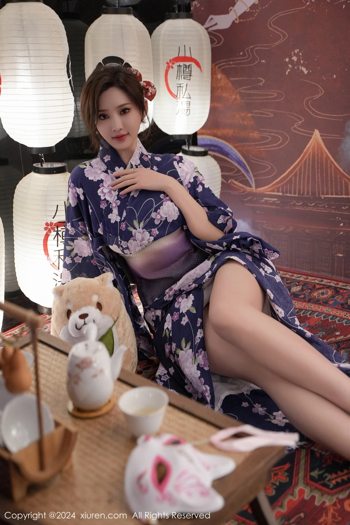 秀人集.com_[XiuRen秀人网]No.7975_女神Carol周妍希深蓝色日式和服配超薄肉丝秀丰满身材诱惑写真70P