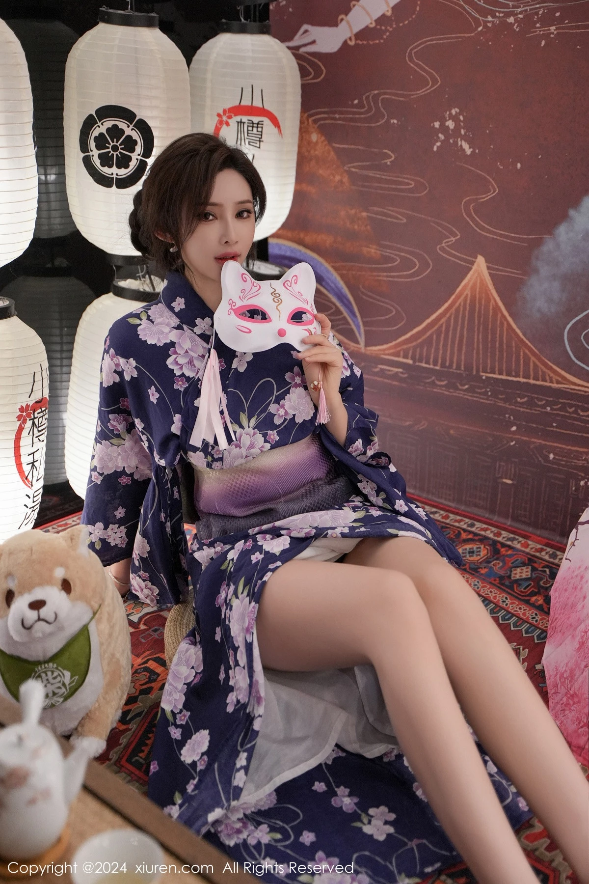 秀人集.com_[XiuRen秀人网]No.7975_女神Carol周妍希深蓝色日式和服配超薄肉丝秀丰满身材诱惑写真70P