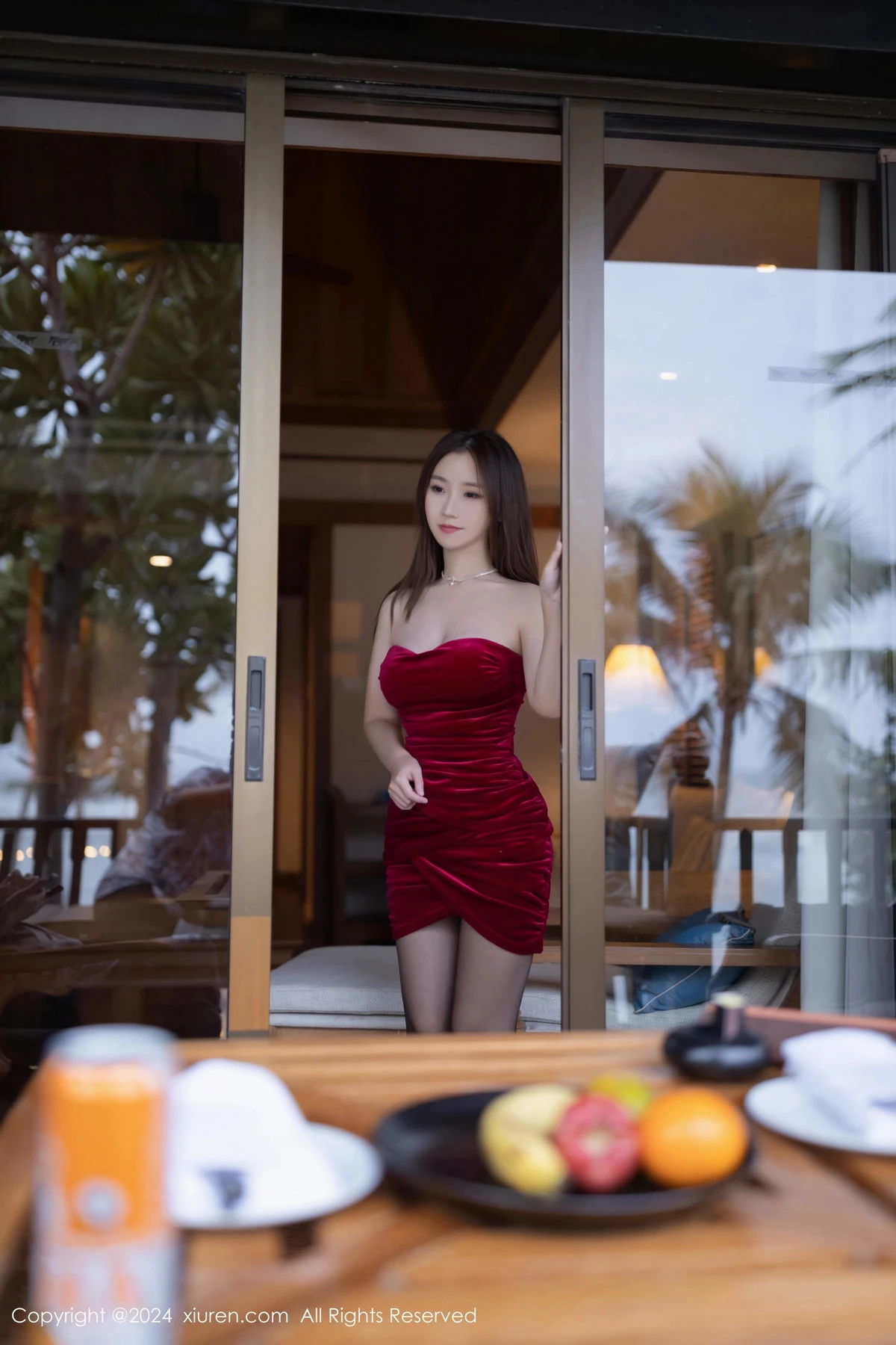 秀人集.com_[XiuRen秀人网]No.8077_模特杏子Yada性感红色连衣短裙露黑色内衣秀曼妙身姿诱惑写真82P