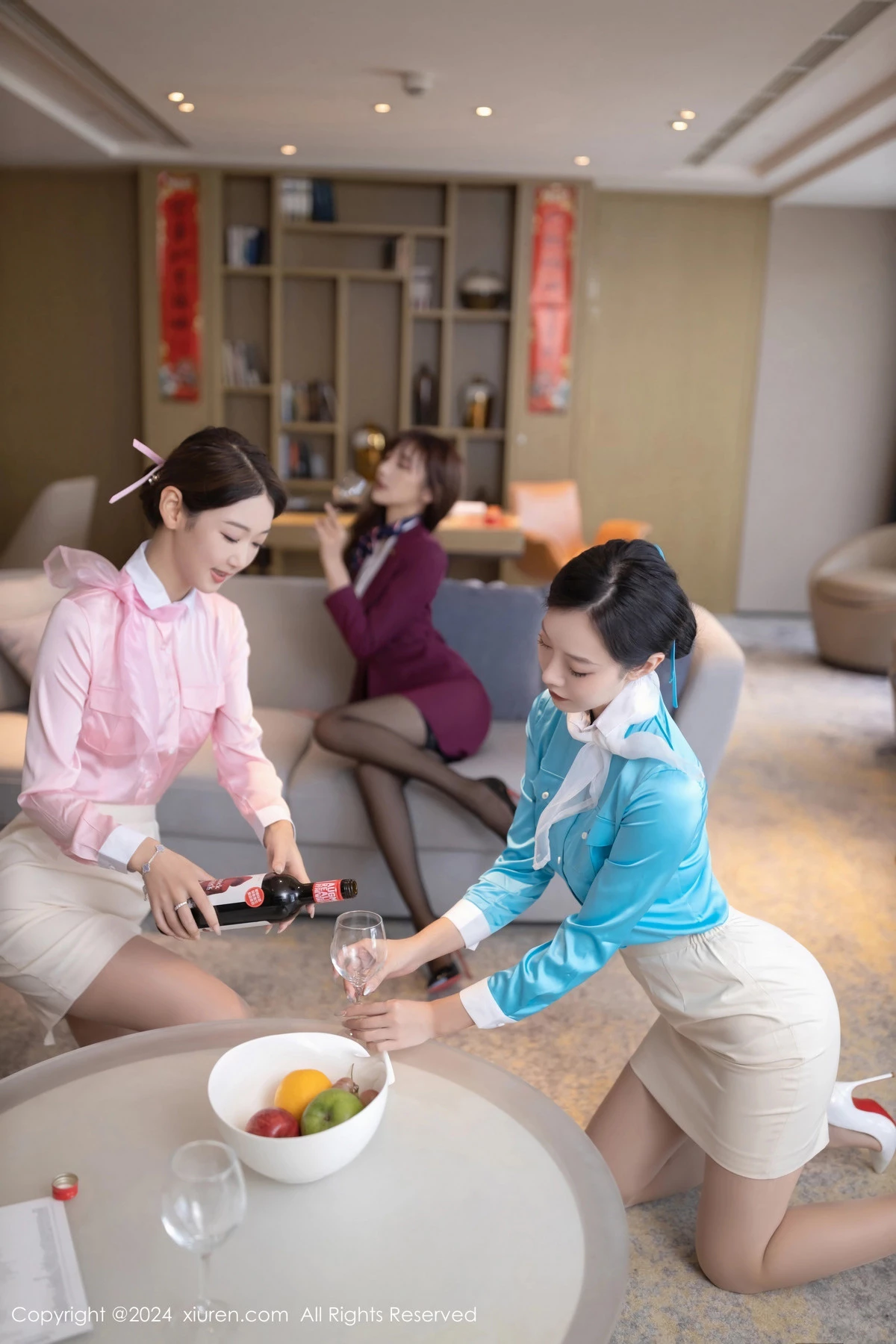 秀人集.com_[XiuRen秀人网]No.8088_模特合集陆萱萱＆安然anran＆唐安琪性感姐妹花新春主题写真80P