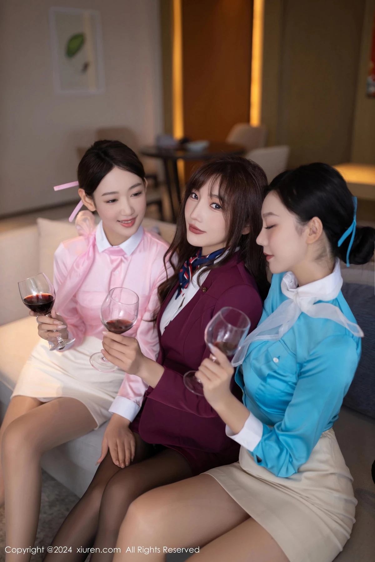 秀人集.com_[XiuRen秀人网]No.8088_模特合集陆萱萱＆安然anran＆唐安琪性感姐妹花新春主题写真80P