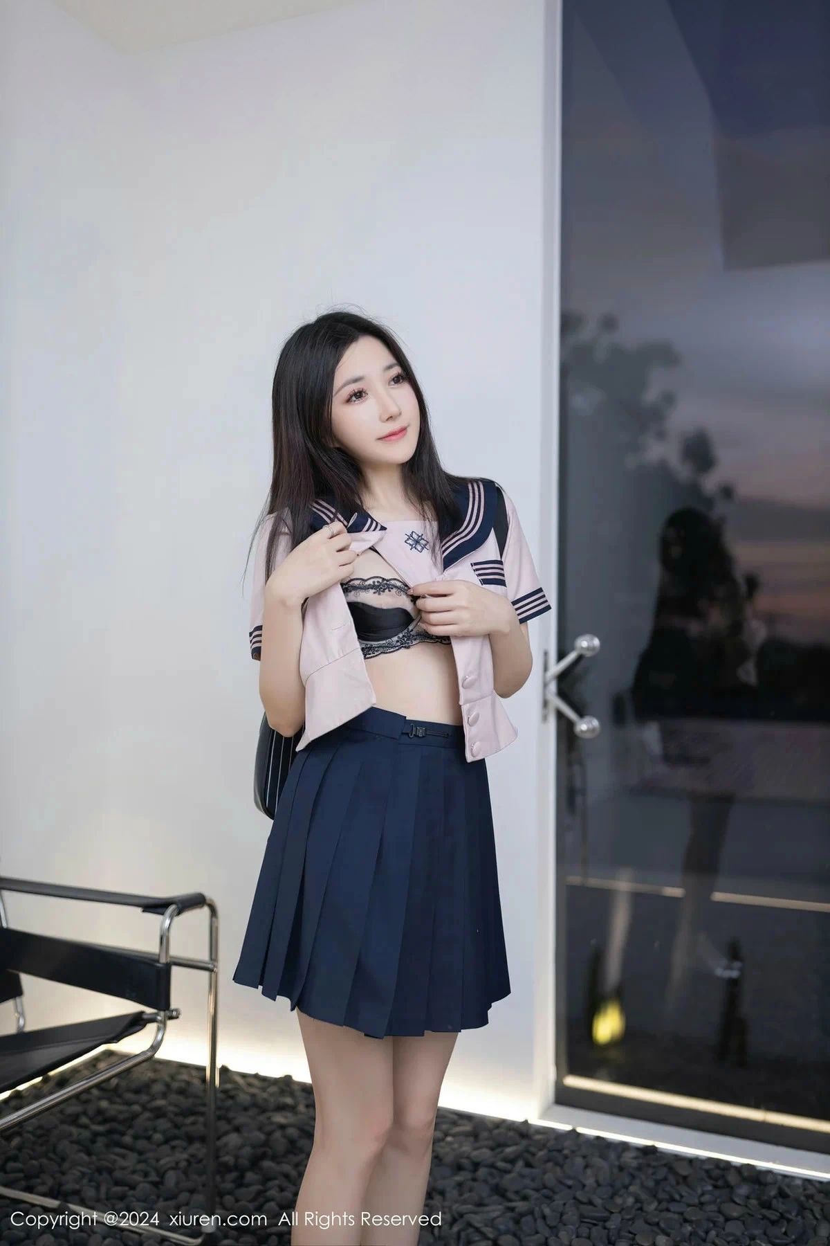 秀人集.com_[XiuRen秀人网]No.8244_模特鱼子酱Fish性感JK制服配情趣内衣秀曼妙身姿迷人诱惑写真80P