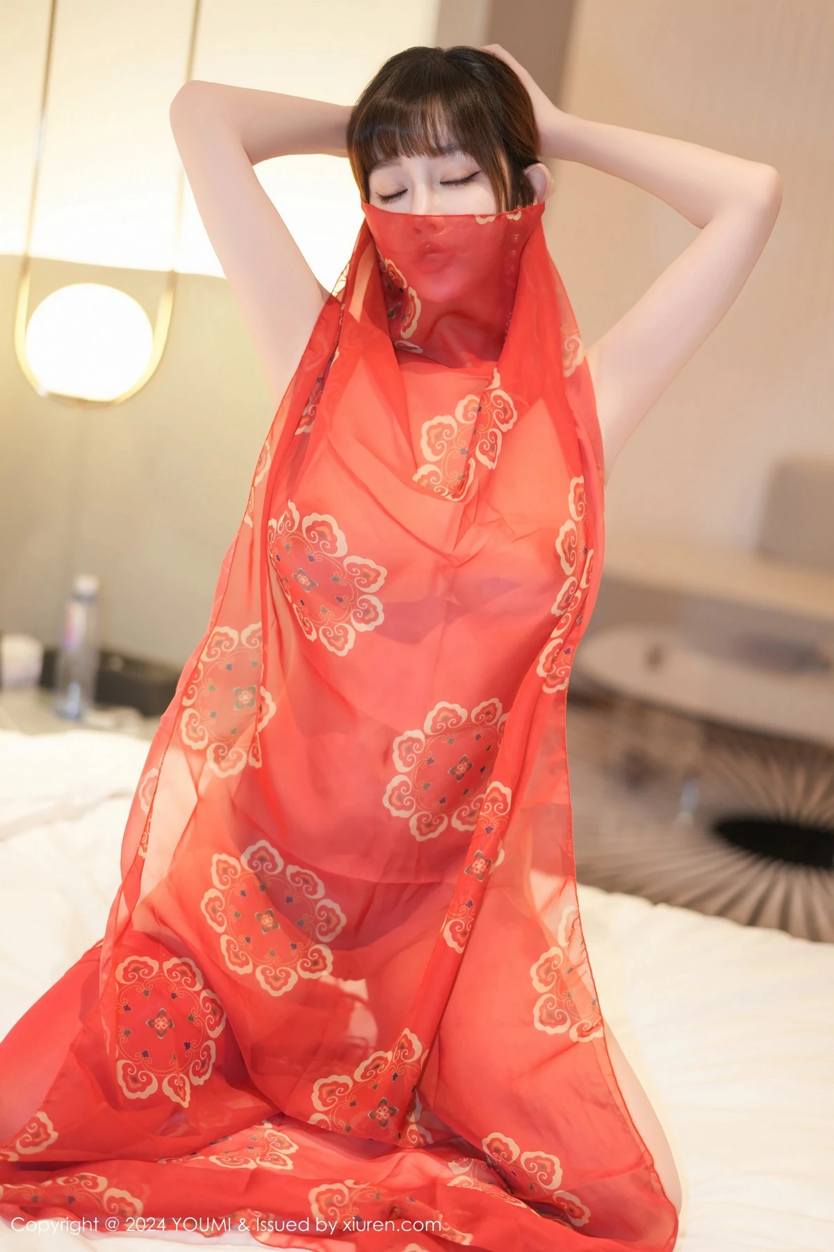 秀人集.com_[YouMi尤蜜荟]Vol.1034_模特王雨纯异域风情性感红色情趣服配红丝袜秀丰满身材诱惑写真90P