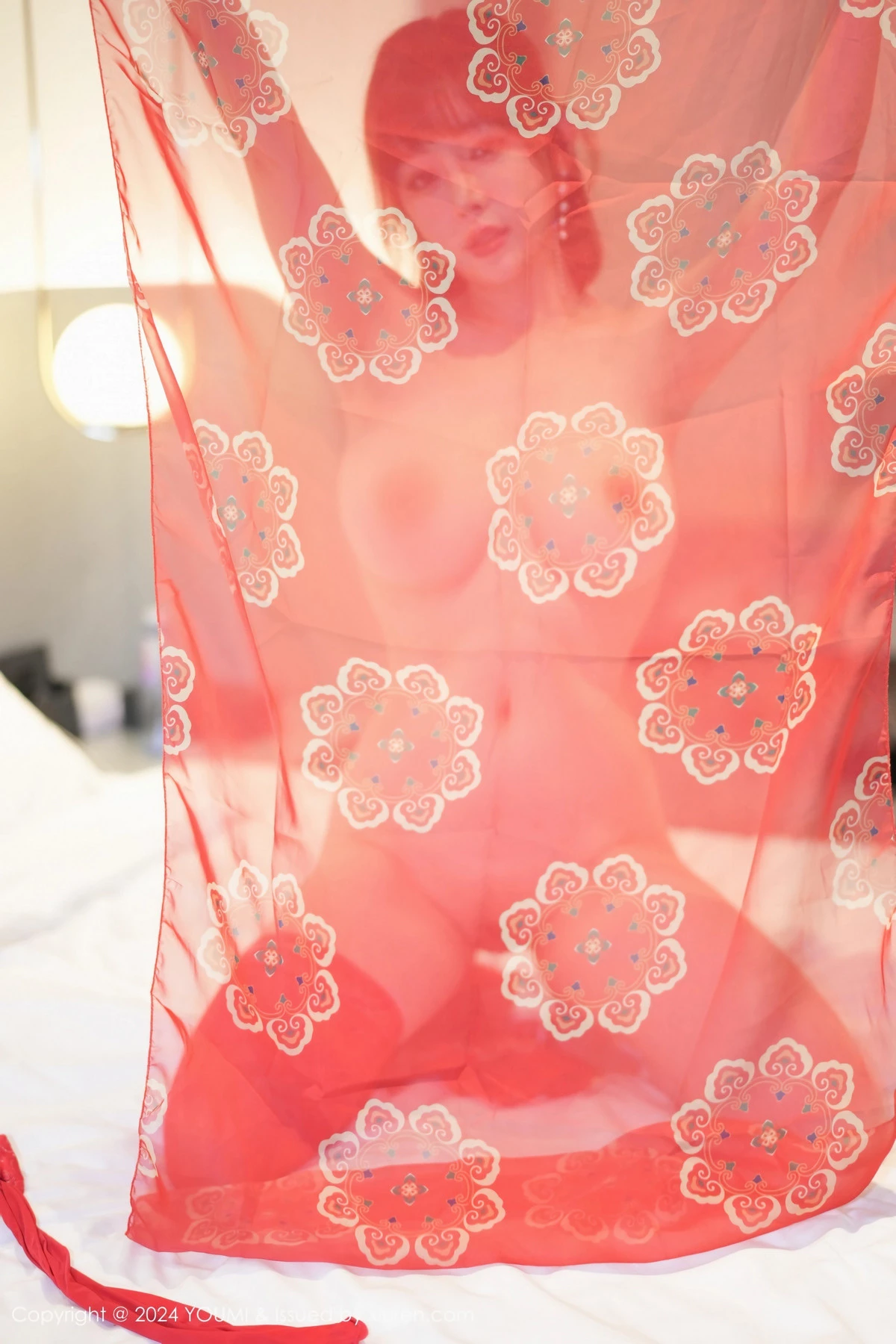 秀人集.com_[YouMi尤蜜荟]Vol.1034_模特王雨纯异域风情性感红色情趣服配红丝袜秀丰满身材诱惑写真90P