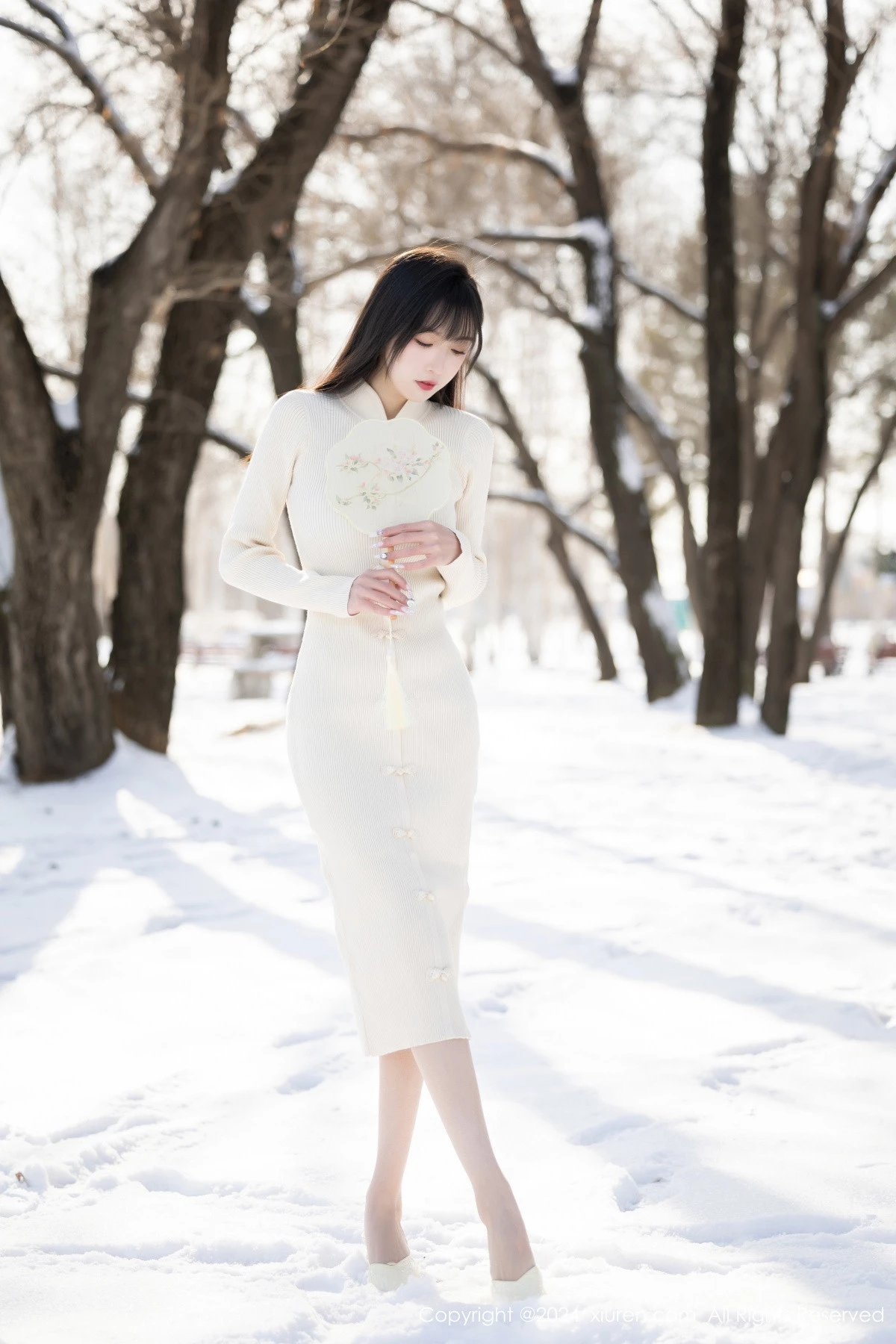 秀人集.com_[XiuRen秀人网]No.8307_模特林星阑性感白色连衣长裙露白色吊带内衣秀曼妙身姿诱惑写真82P