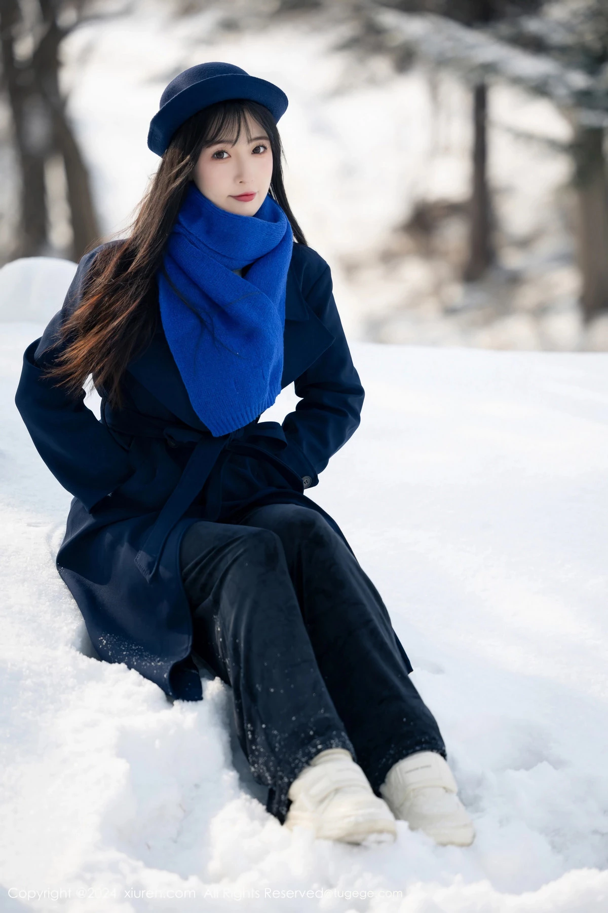 秀人集.com_[XiuRen秀人网]No.8325_模特林星阑雪地场景+性感黑色蕾丝情趣内衣配黑丝吊袜诱惑写真88P