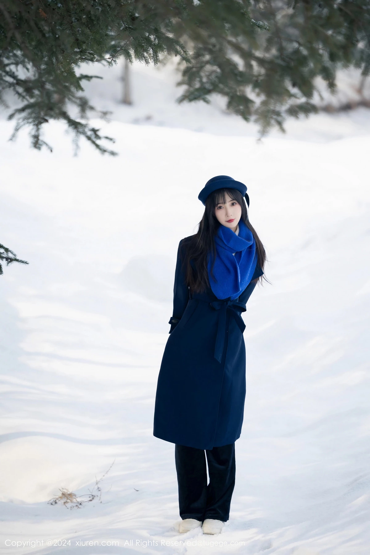 秀人集.com_[XiuRen秀人网]No.8325_模特林星阑雪地场景+性感黑色蕾丝情趣内衣配黑丝吊袜诱惑写真88P