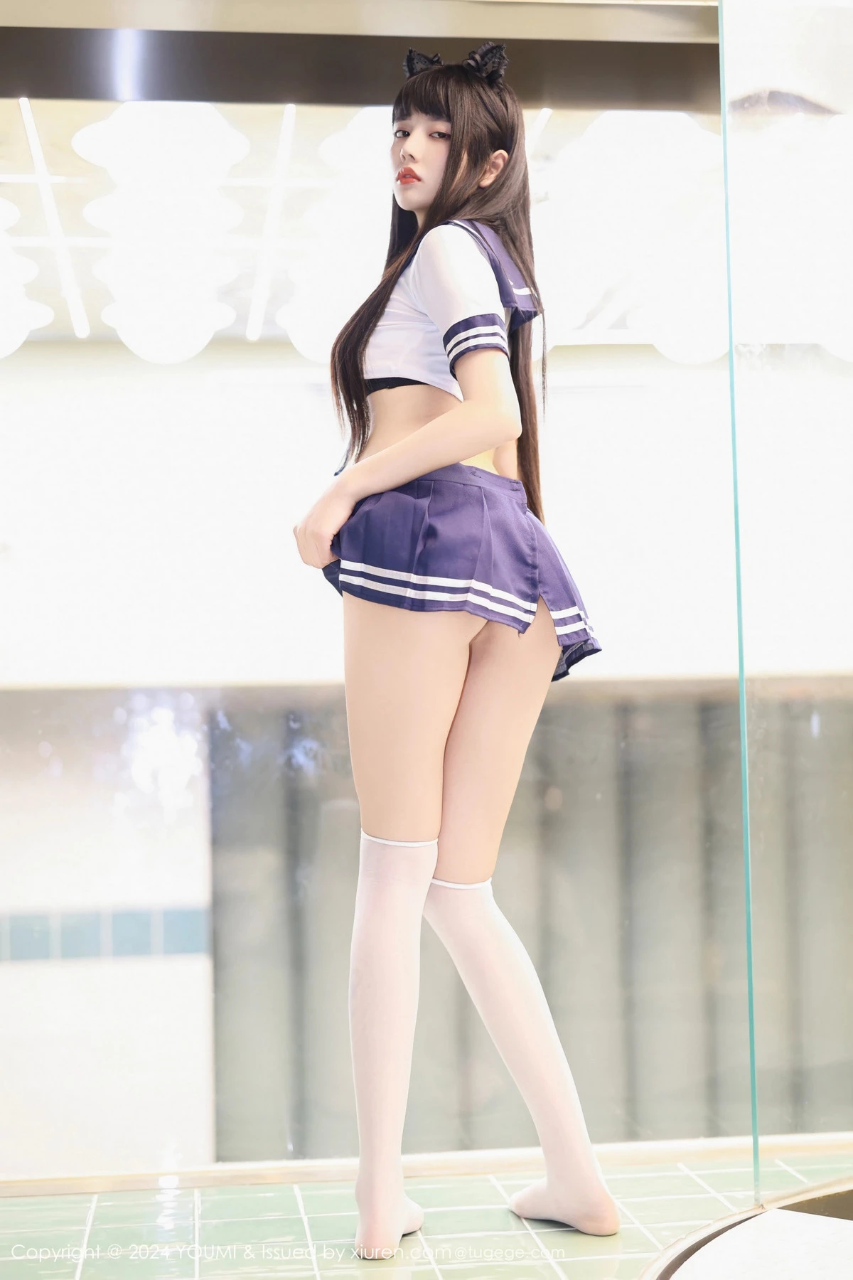 秀人集.com_[YouMi尤蜜荟]Vol.1048_模特赵可欣baby性感超短JK制服配白色丝袜秀曼妙身姿完美写真51P