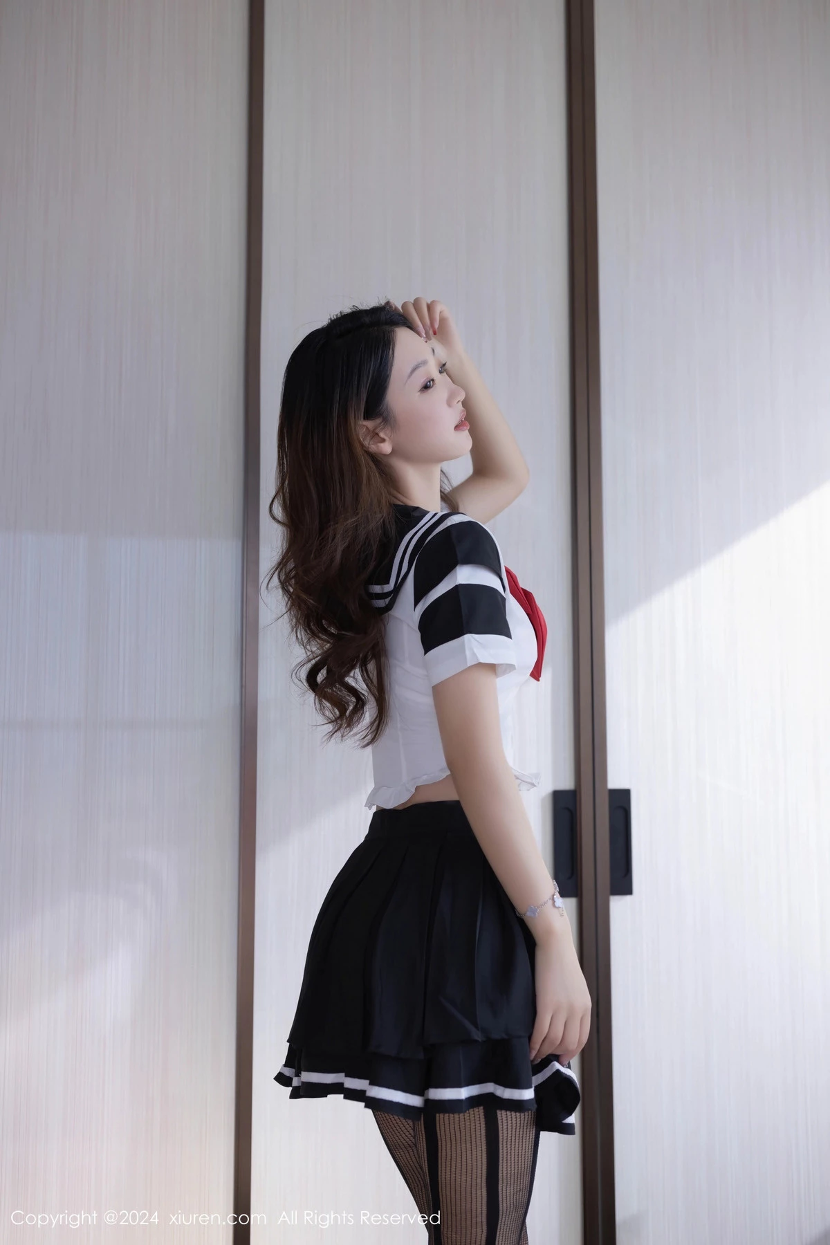 秀人集.com_[XiuRen秀人网]No.8287_模特唐安琪私房性感白色内衣配黑丝吊袜秀曼妙身姿惹火诱惑写真80P