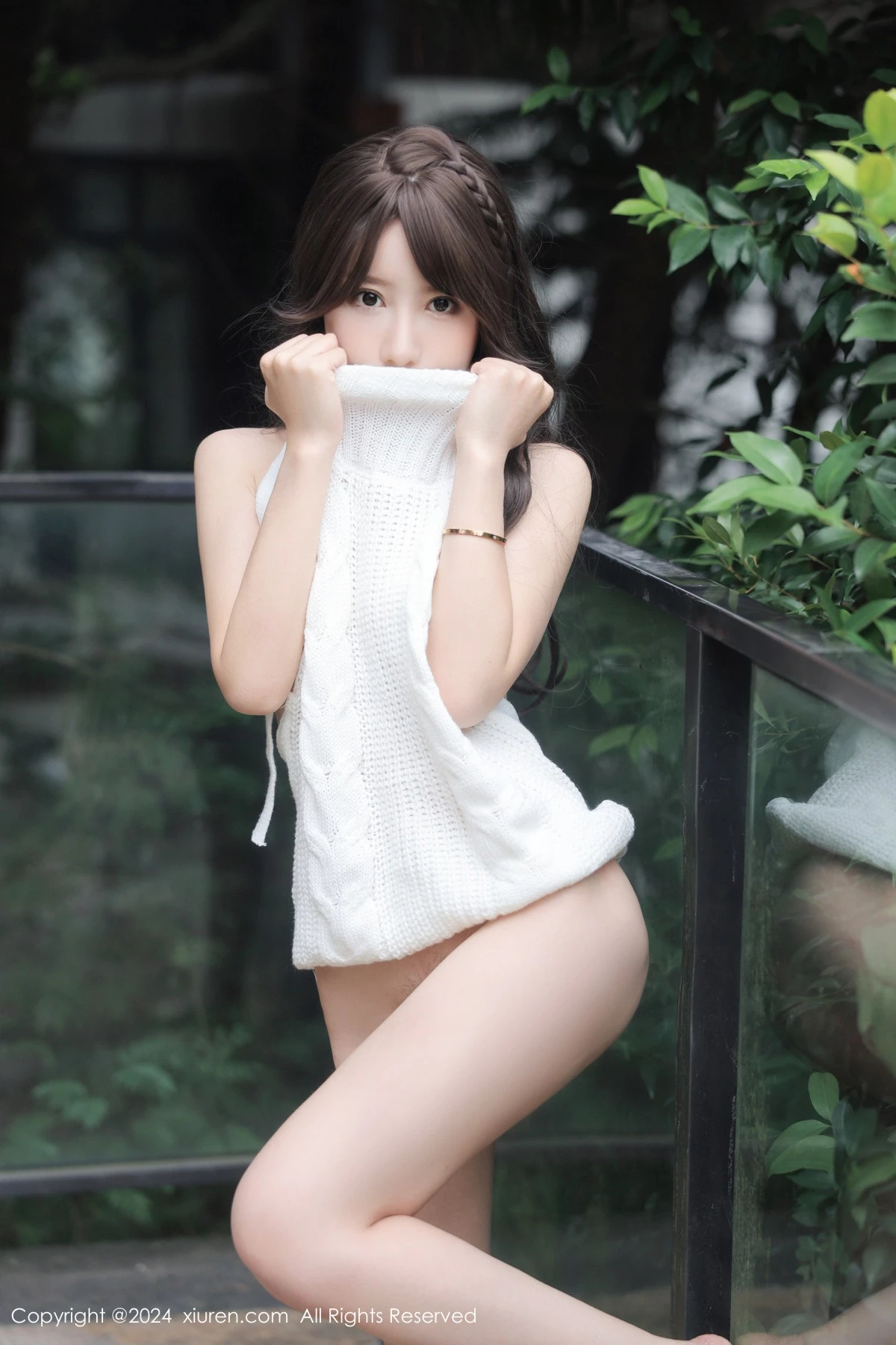 秀人集.com_[XiuRen秀人网]No.8459_模特桃妖夭私房性感白色针织毛衣半脱秀曼妙身姿惹火诱惑写真87P