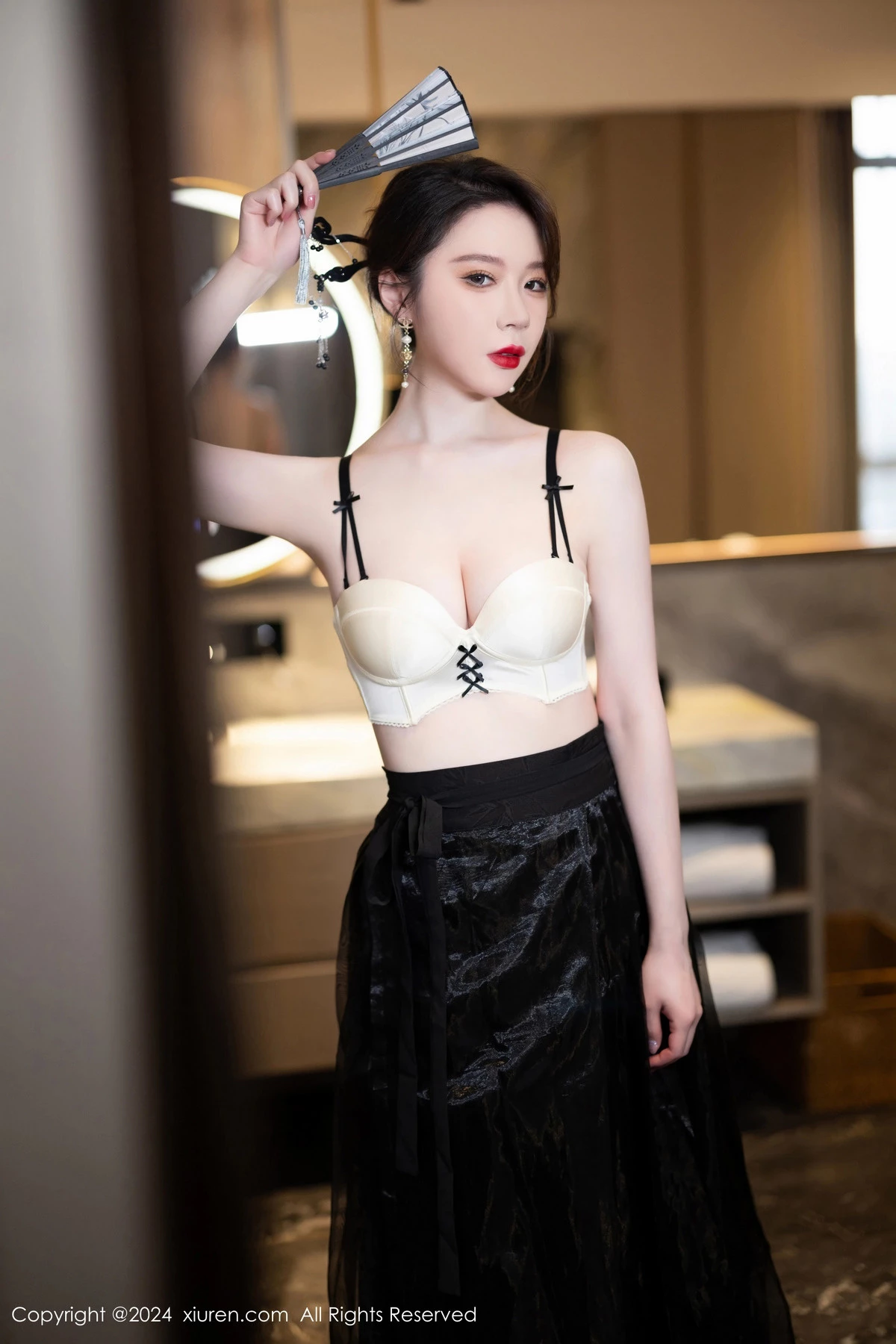 秀人集.com_[XiuRen秀人网]No.8465_模特梦心玥性感黑色长裙露浅黄色内衣秀高挑曼妙身姿诱惑写真82P