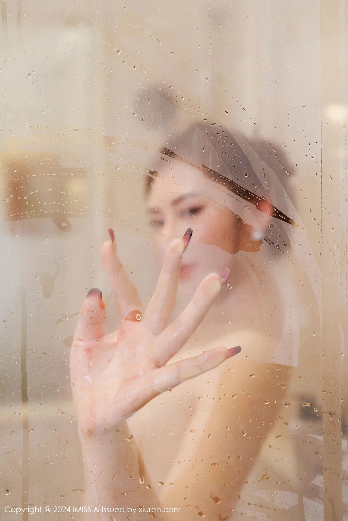 秀人集.com_[IMISS爱蜜社]Vol.770_模特蕾蕾醒了没性感兔女郎装扮黑色皮质连体衣配黑丝袜诱惑写真39P