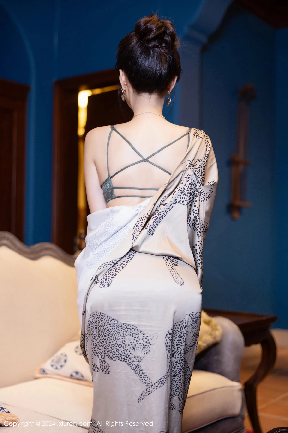 秀人集.com_[XiuRen秀人网]No.8510_女神王馨瑶yanni性感睡衣露灰绿色内衣配超薄黑丝完美诱惑写真82P