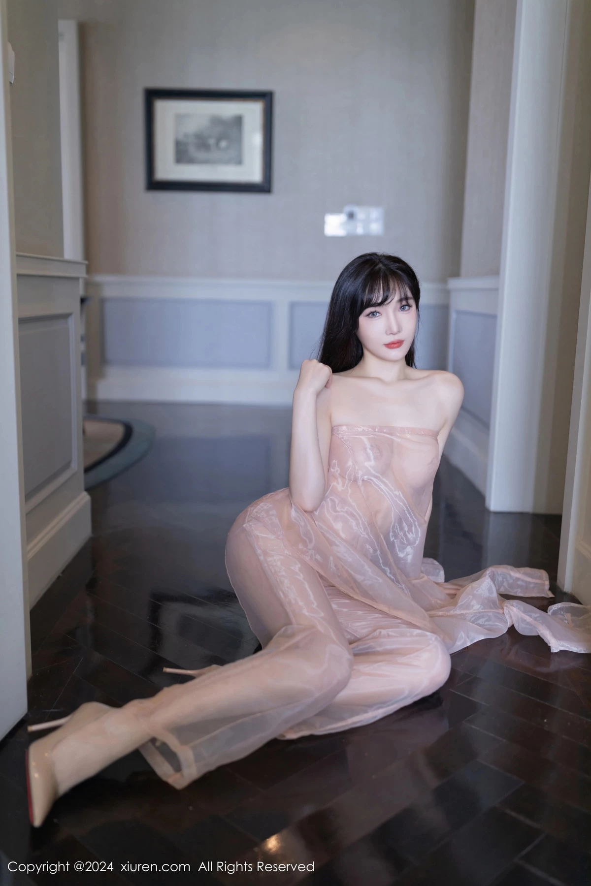 秀人集.com_[XiuRen秀人网]No.8509_模特陆萱萱私房性感浅粉色透视西装半脱秀曼妙身材迷人诱惑写真80P