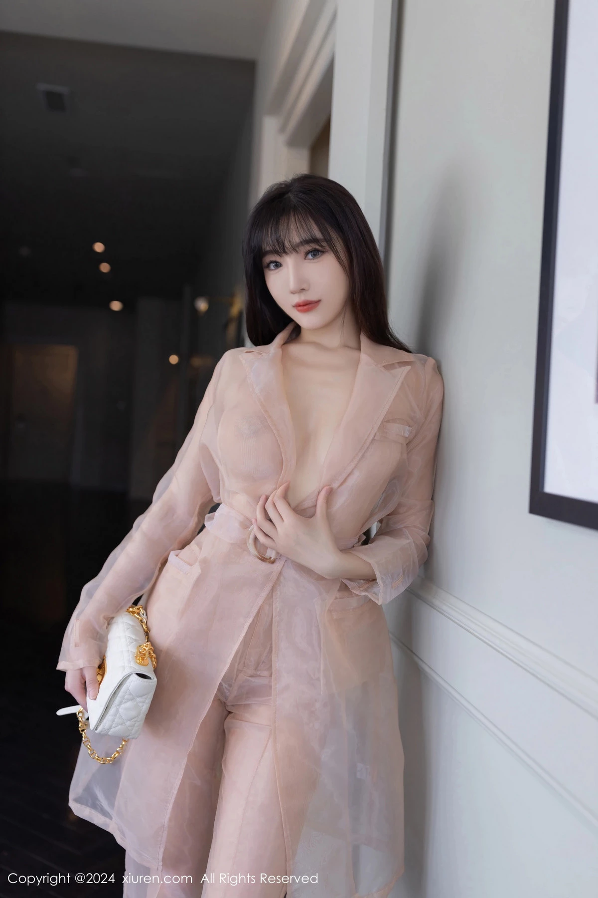 秀人集.com_[XiuRen秀人网]No.8509_模特陆萱萱私房性感浅粉色透视西装半脱秀曼妙身材迷人诱惑写真80P