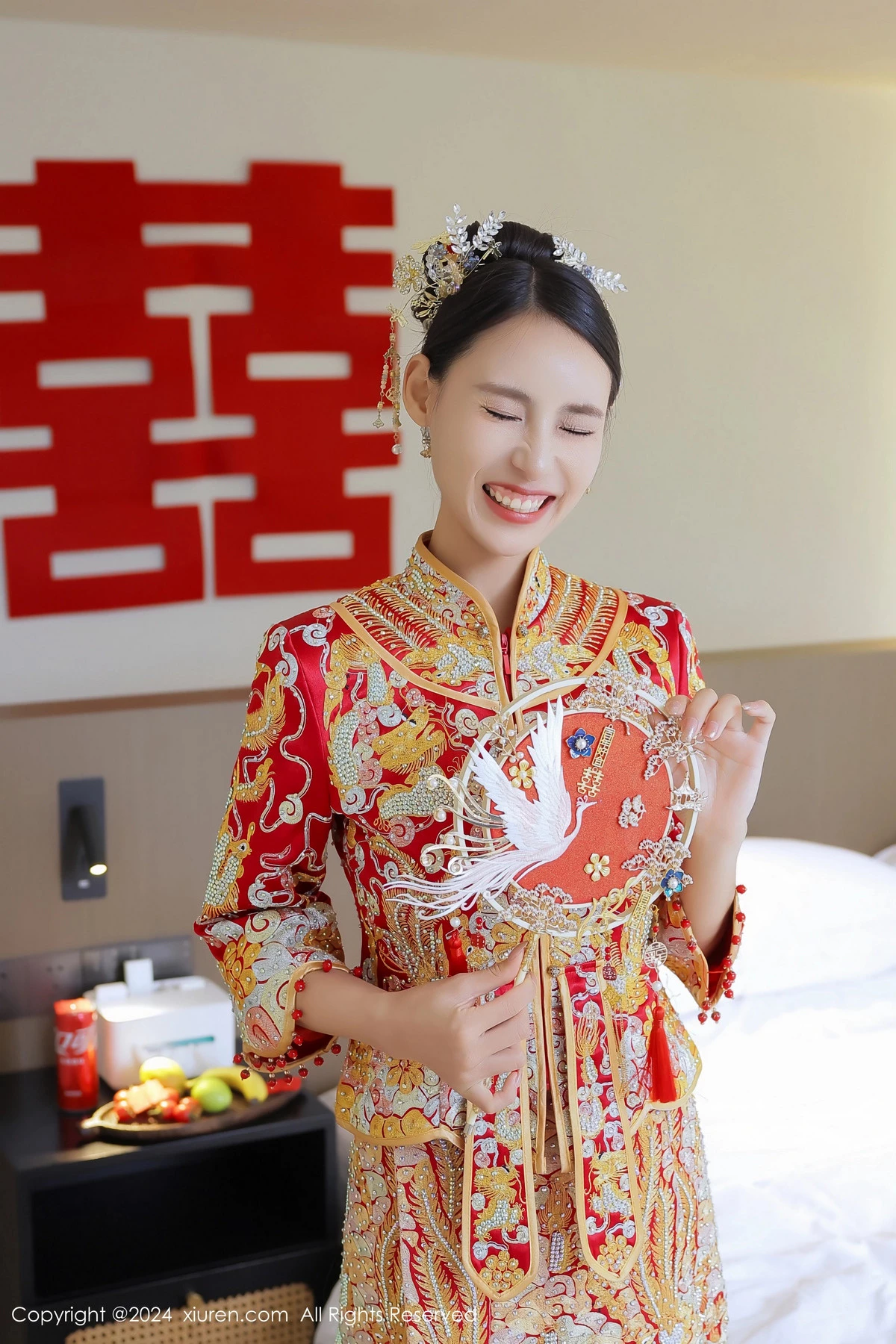 秀人集.com_[XiuRen秀人网]No.8534_模特Lingyu69新娘主题性感红色中式新娘服饰秀惹火身段诱惑写真77P