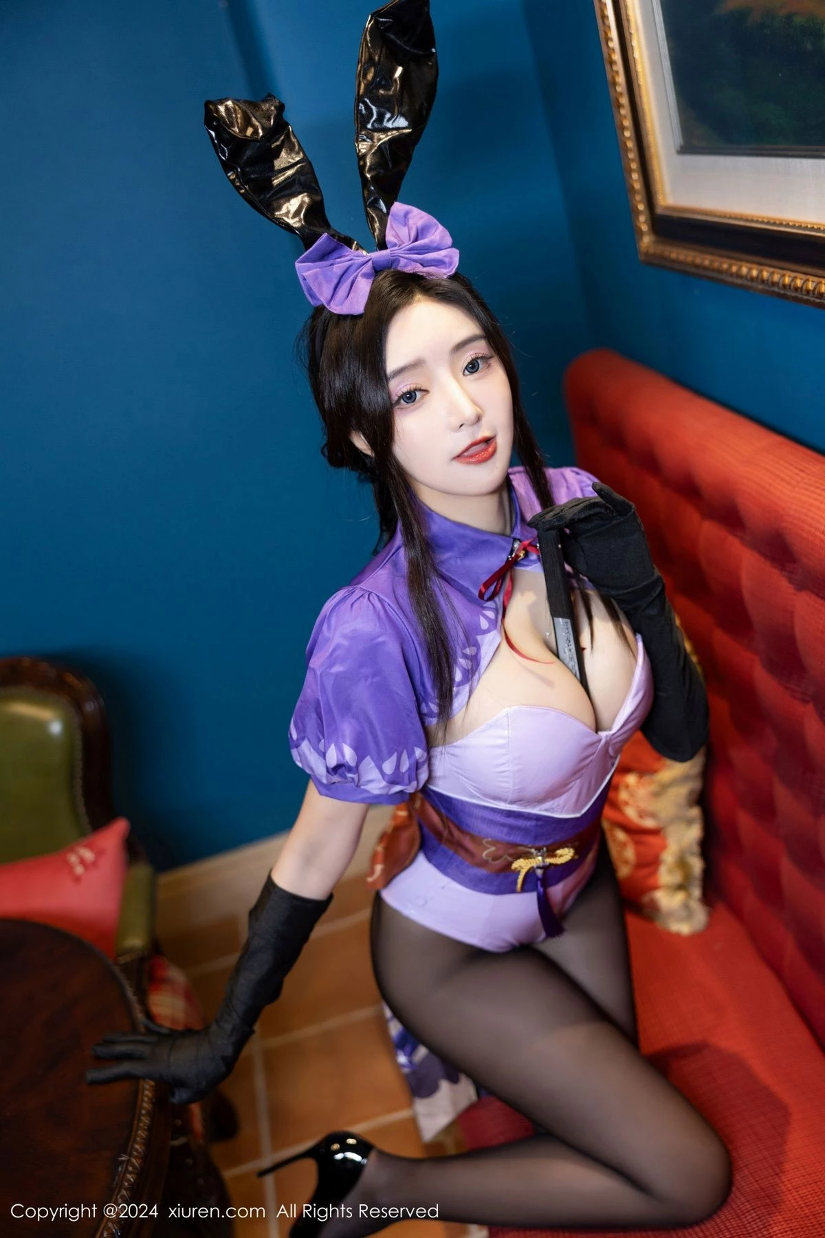 秀人集.com_[XiuRen秀人网]No.8562_女神王馨瑶yanni性感紫色内衣配超薄黑丝秀完美身材迷人诱惑写真81P