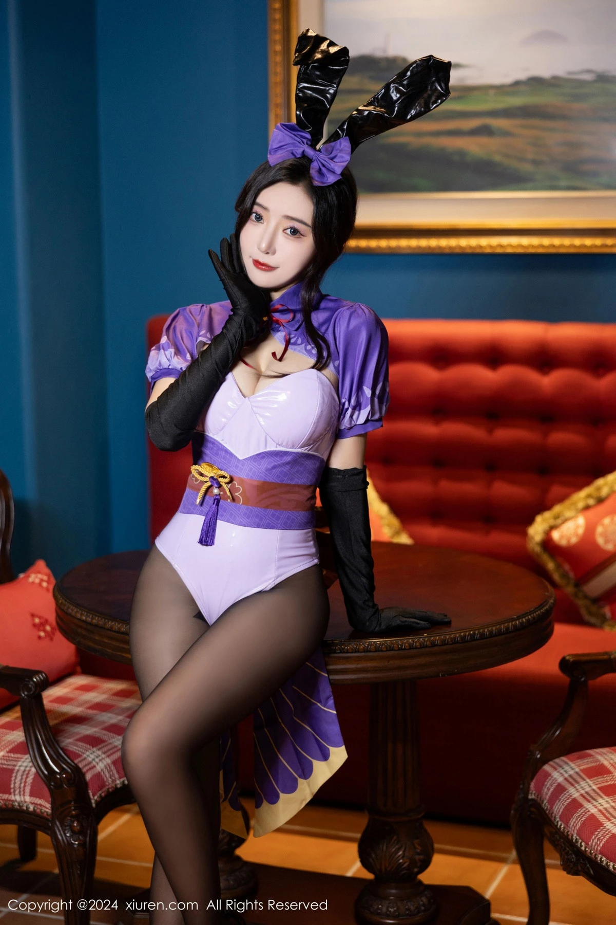 秀人集.com_[XiuRen秀人网]No.8562_女神王馨瑶yanni性感紫色内衣配超薄黑丝秀完美身材迷人诱惑写真81P