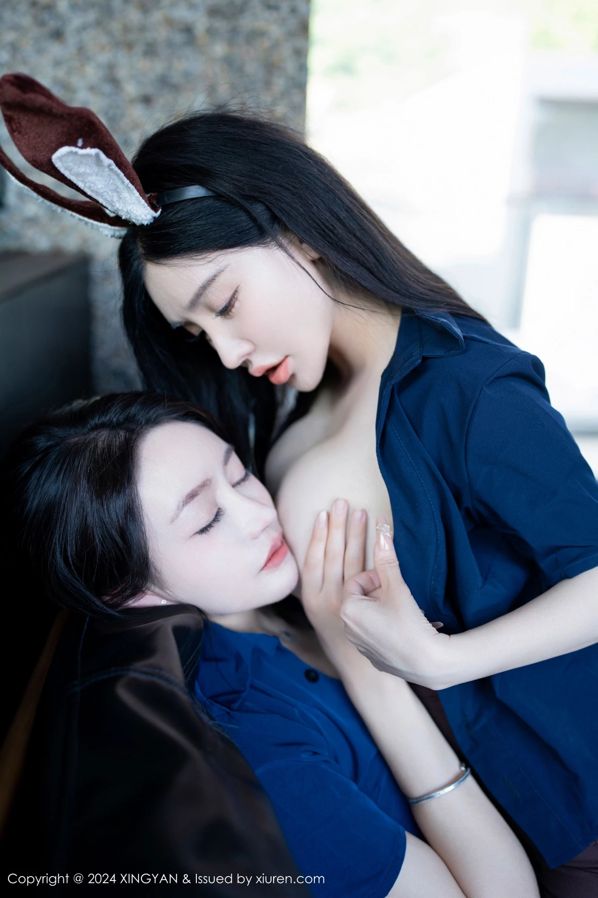 秀人集.com_[XINGYAN星颜社]VOL.235_模特合集女神潘思沁＆林幼一性感姐妹花激情演绎惹火诱惑写真80P