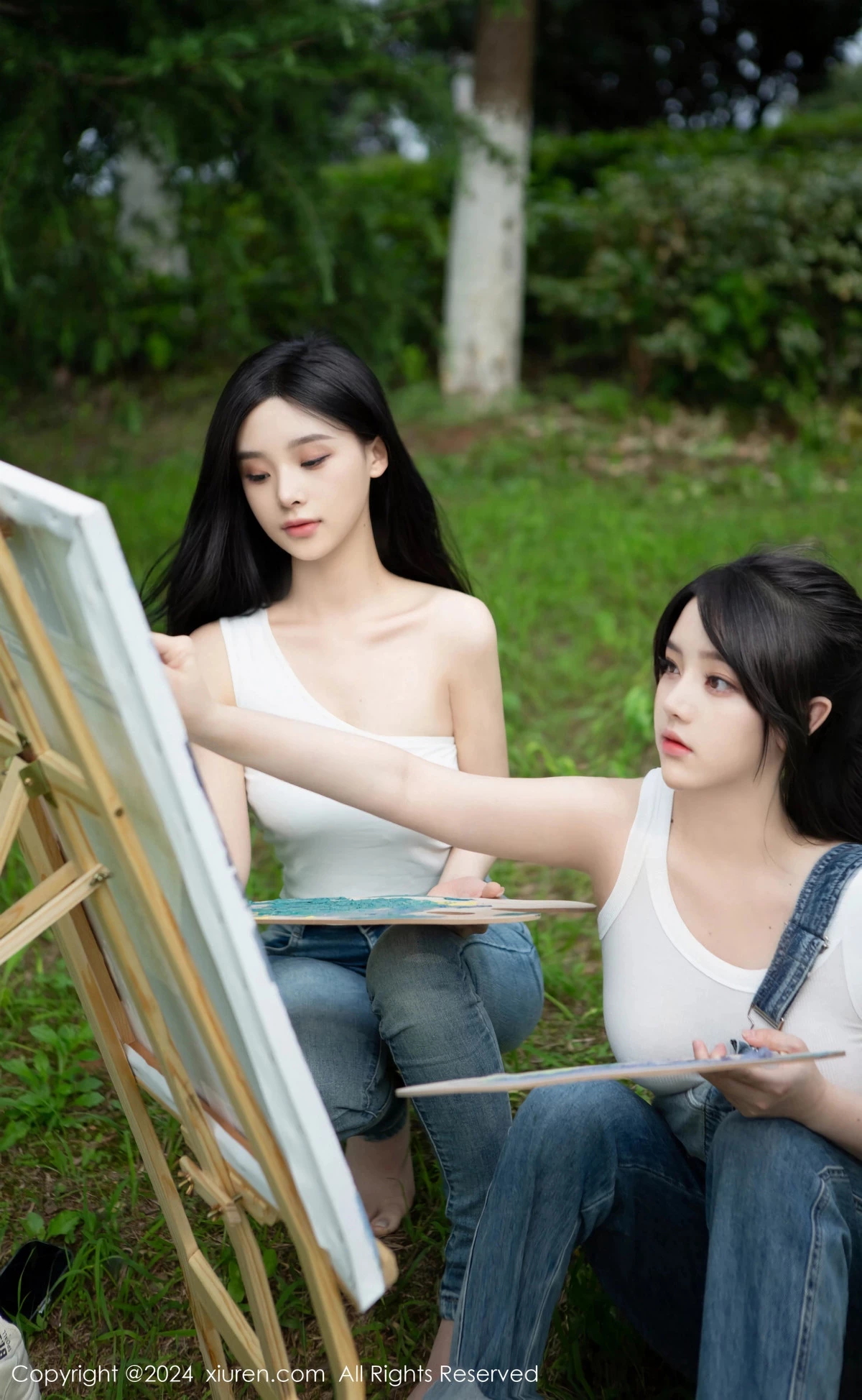 秀人集.com_[XiuRen秀人网]No.8638_模特合集豆瓣酱户外性感白T配牛仔裤露超薄丝袜秀美腿诱惑写真73P