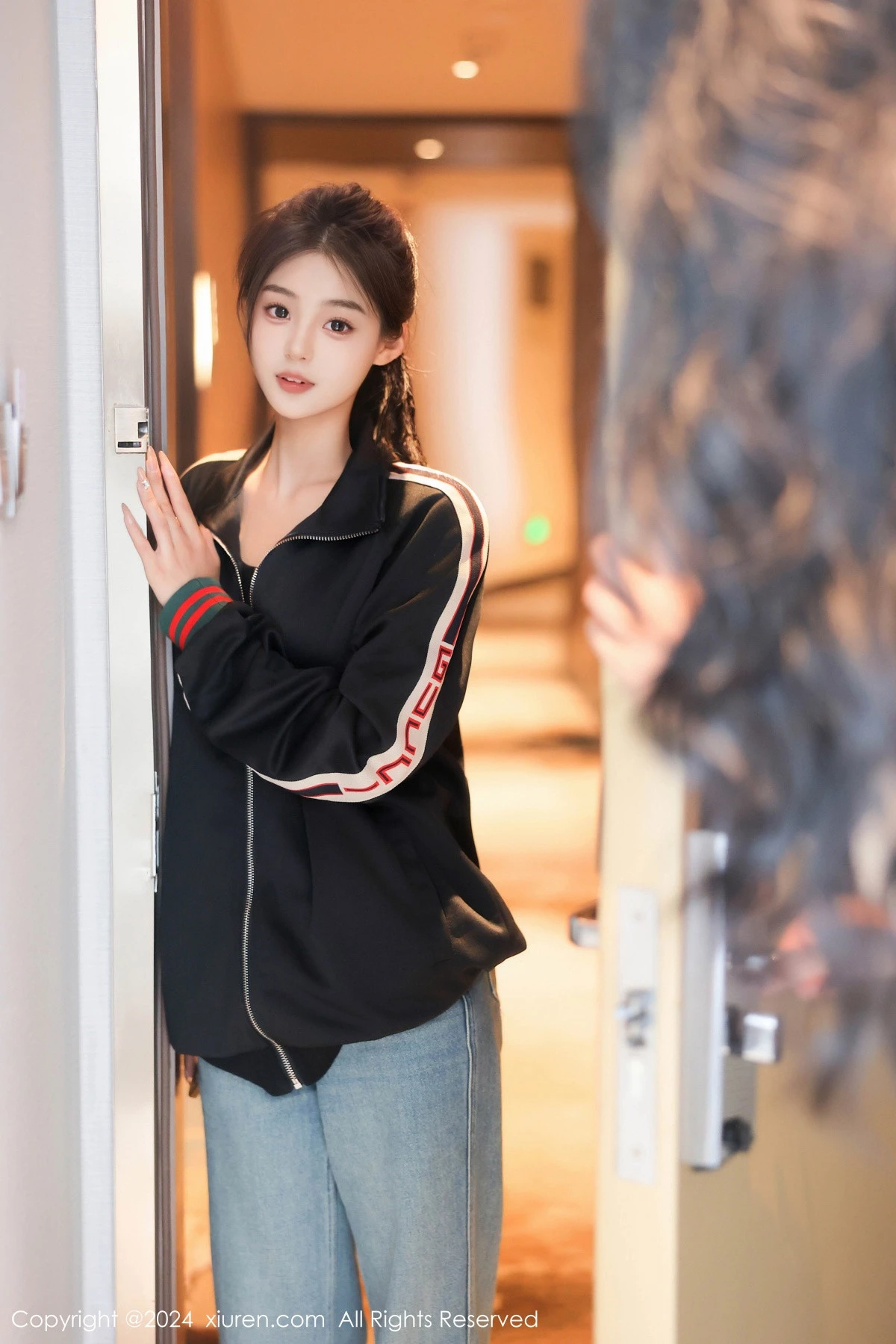 秀人集.com_[XiuRen秀人网]No.8668_模特合集周周不吃香菜私房性感姐妹花黑色内衣完美诱惑写真85P