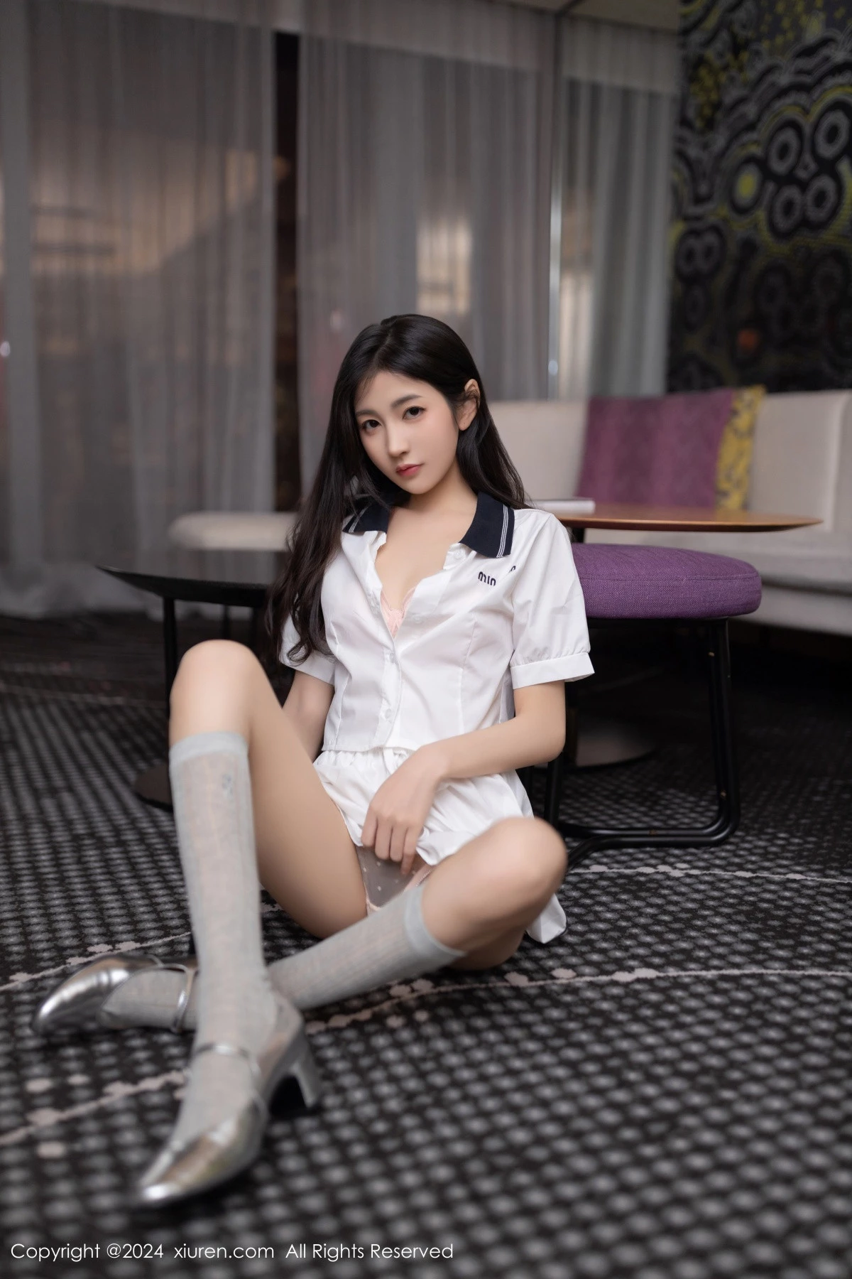 秀人集.com_[XiuRen秀人网]No.8793_模特鱼尾fish性感白色短裙套装露粉色内衣秀曼妙身姿迷人写真80P