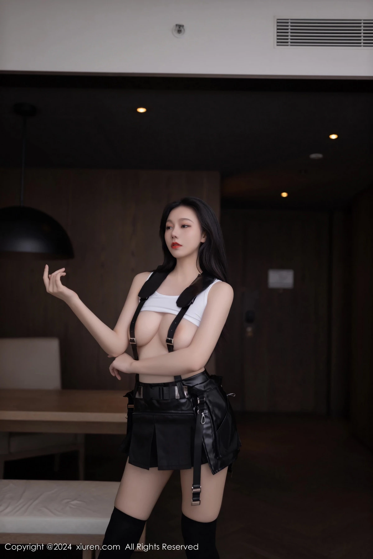 秀人集.com_[XiuRen秀人网]No.8829_模特安然anran性感CosPlay蒂法服饰配黑丝袜秀柔美身姿诱惑写真80P