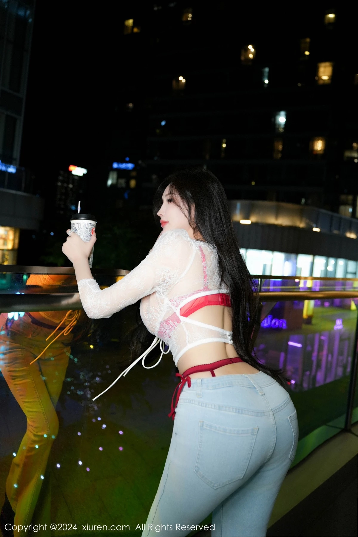 秀人集.com_[XiuRen秀人网]No.8846_女神Carol周妍希X性感红色内衣配黑丝吊袜秀完美身材诱惑写真58P