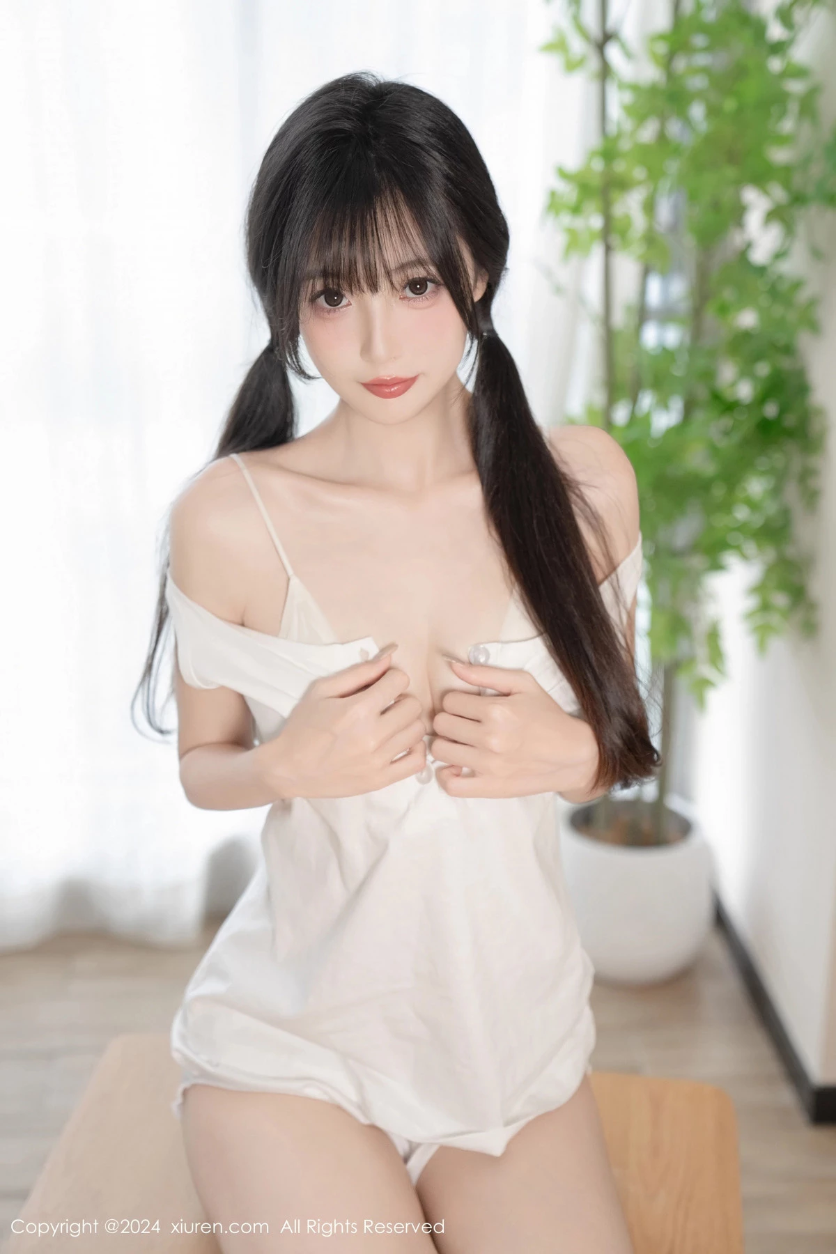 秀人集.com_[XiuRen秀人网]No.8952_模特林星阑双马尾主题性感白色情趣内衣秀曼妙身姿撩人诱惑写真83P