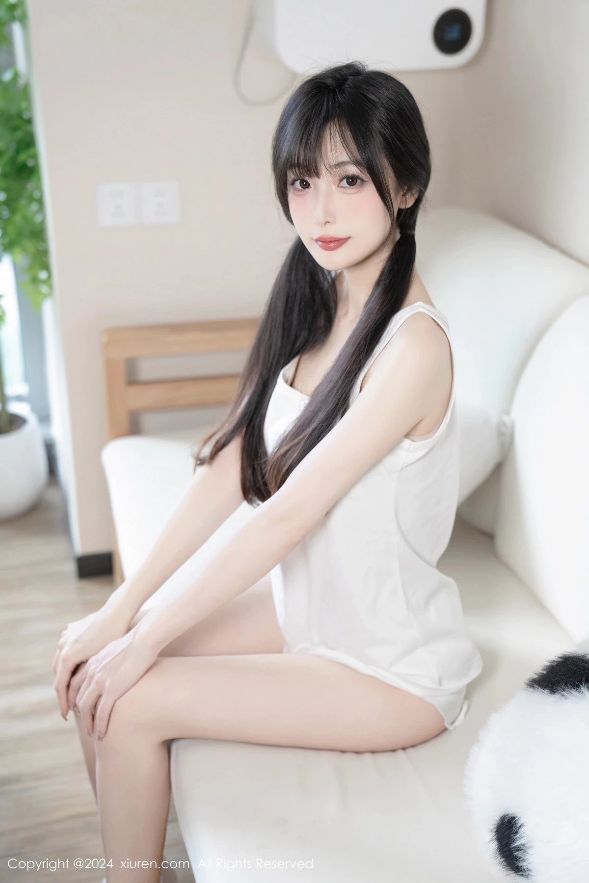 秀人集.com_[XiuRen秀人网]No.8952_模特林星阑双马尾主题性感白色情趣内衣秀曼妙身姿撩人诱惑写真83P