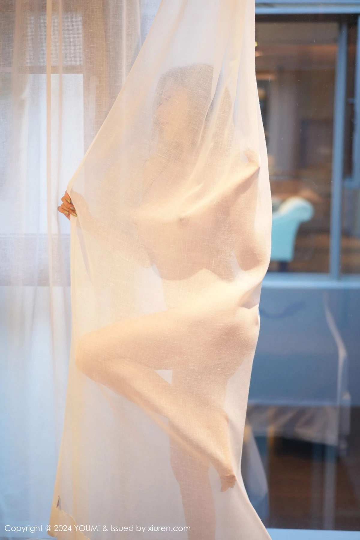 秀人集.com_[YouMi尤蜜荟]Vol.1090_模特心妍小公主性感黑色轻透服饰露黑色情趣内衣惹火诱惑写真55P