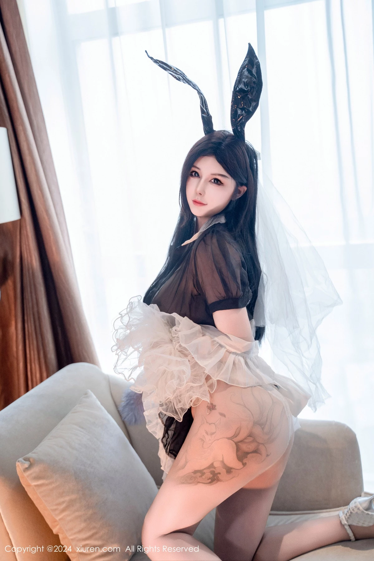 秀人集.com_[XiuRen秀人网]No.9010_模特陈芊儿私房性感兔女郎装扮黑色薄纱秀丰满身材惹火诱惑写真81P