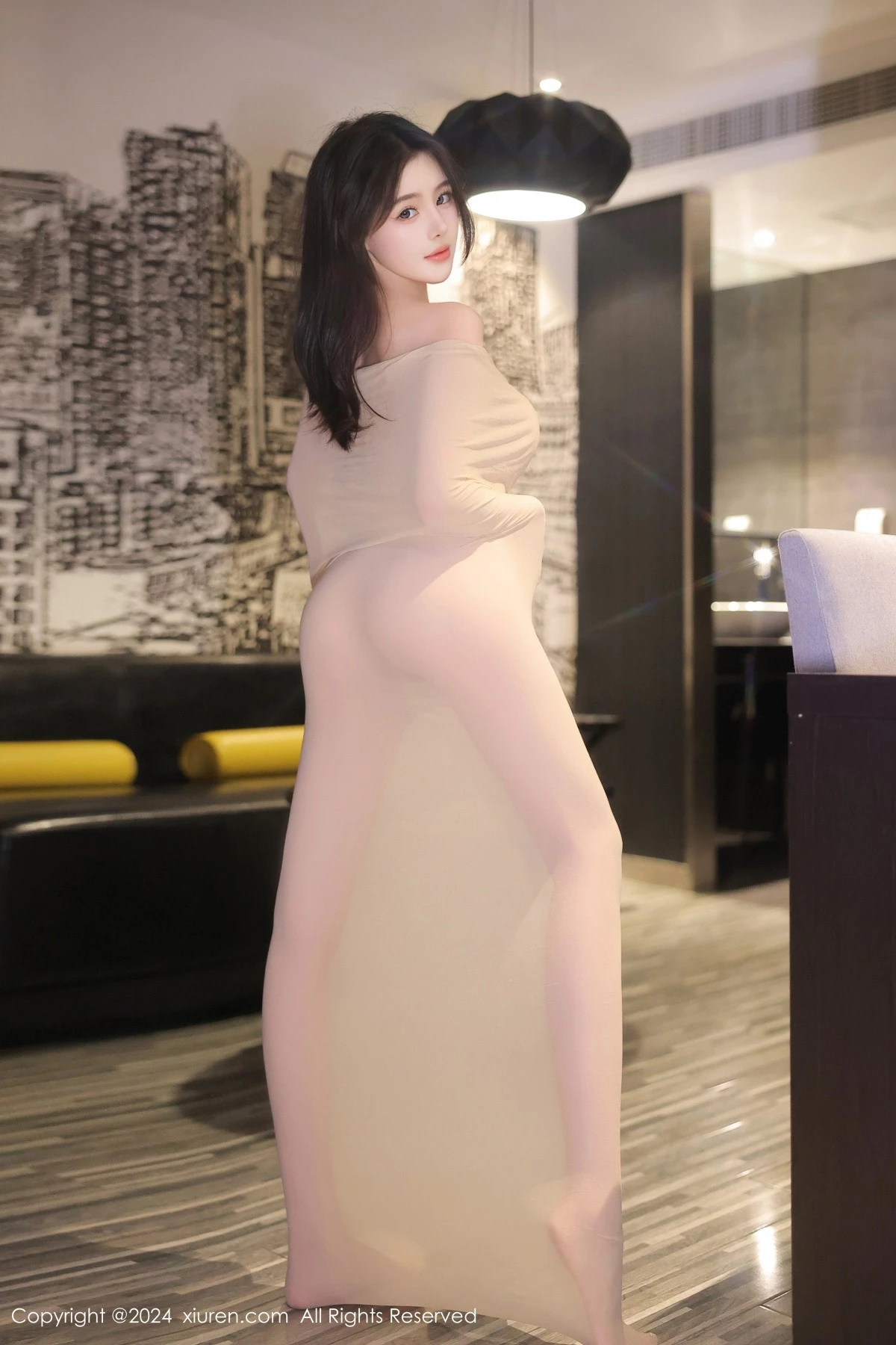 秀人集.com_[XiuRen秀人网]No.9073_模特袁圆居家私房性感弹性肉色连体丝袜秀曼妙身姿完美诱惑写真74P