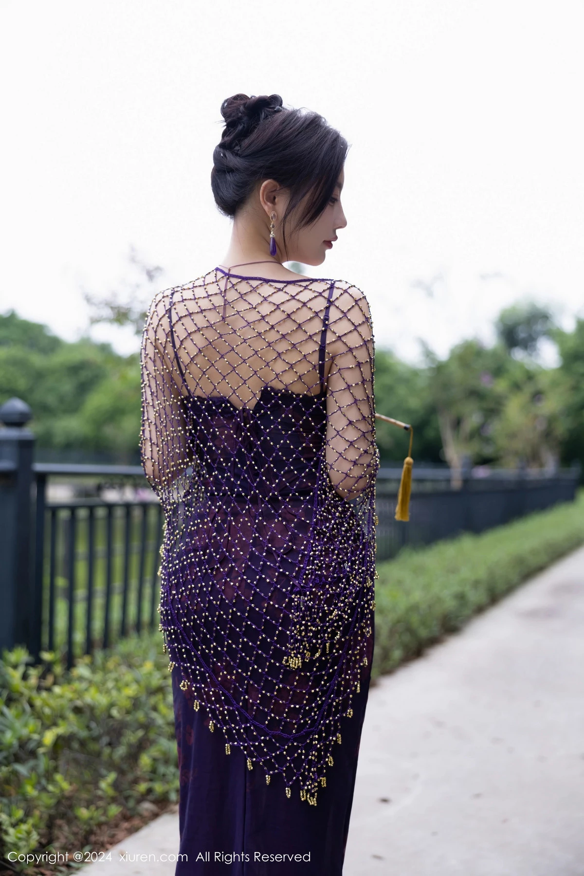 秀人集.com_[XiuRen秀人网]No.9092_女神杨晨晨Yome性感紫色情趣服配紫色丝袜秀丰腴身材诱惑写真80P