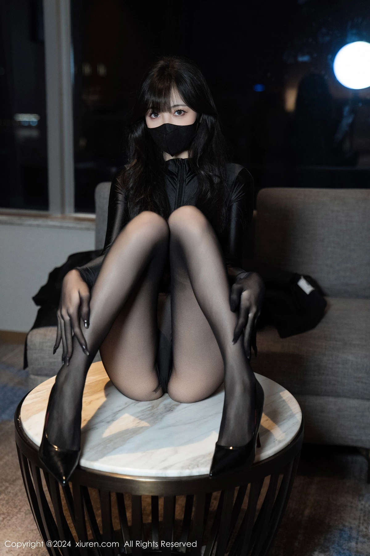 秀人集.com_[XiuRen秀人网]No.9109_模特林星阑性感黑色高叉连体衣配超薄黑丝秀曼妙身姿诱惑写真86P
