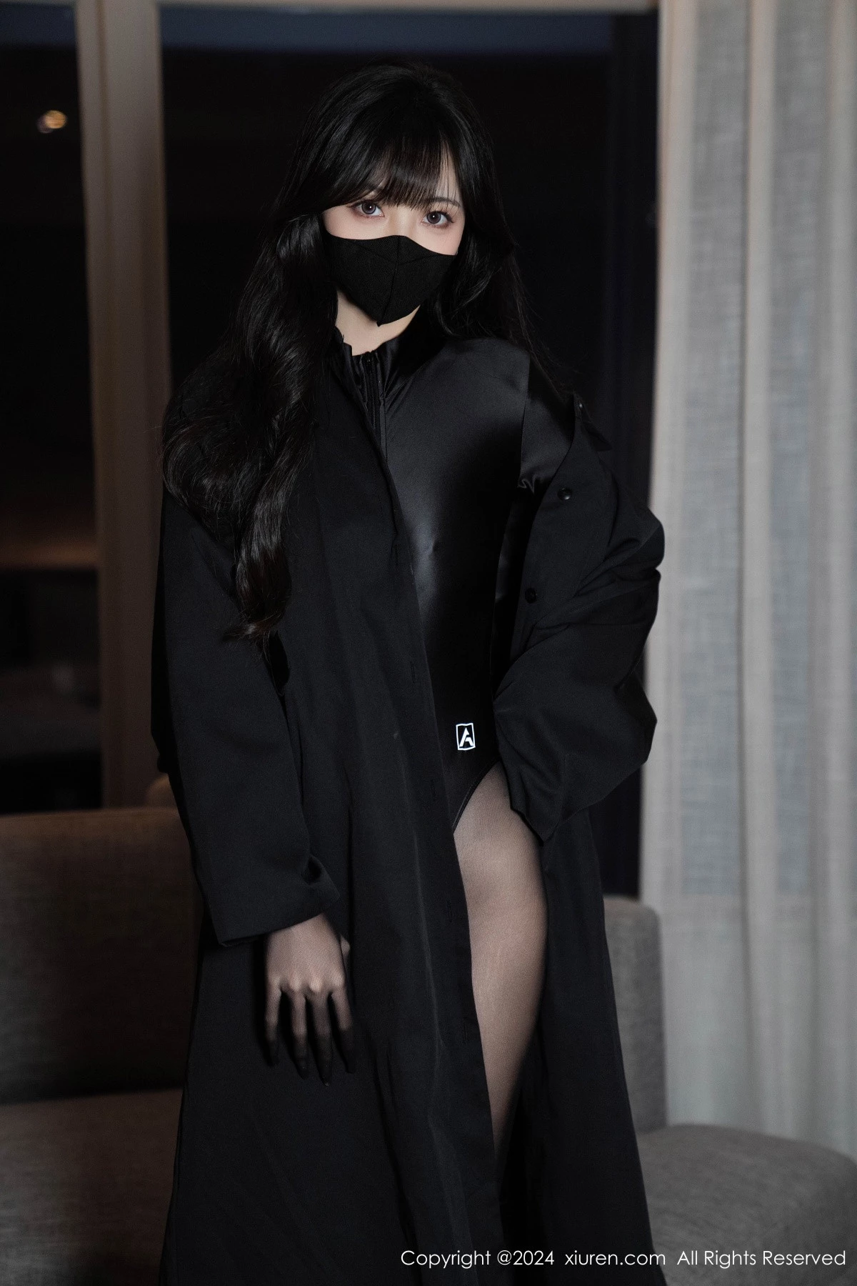 秀人集.com_[XiuRen秀人网]No.9109_模特林星阑性感黑色高叉连体衣配超薄黑丝秀曼妙身姿诱惑写真86P