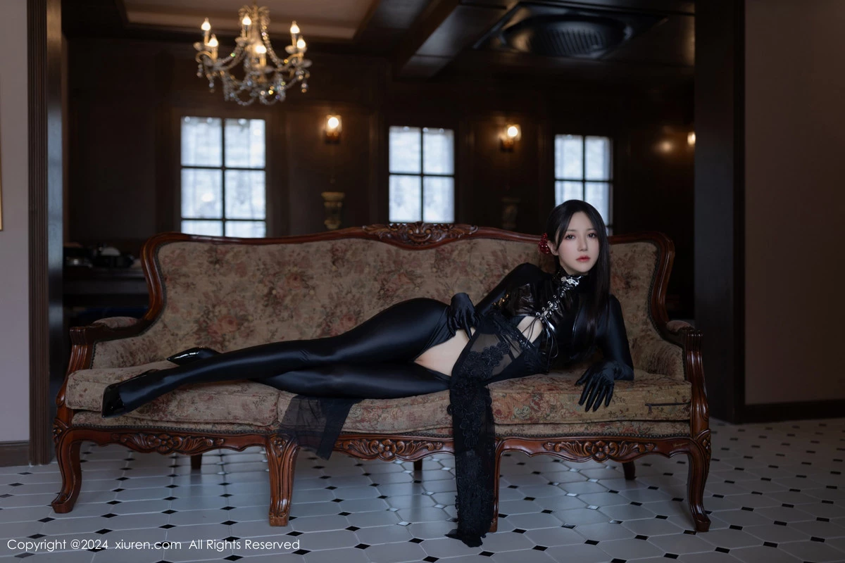秀人集.com_[XiuRen秀人网]No.9125_模特鱼子酱Fish私房性感黑色紧身连体衣秀曼妙身姿撩人诱惑写真80P