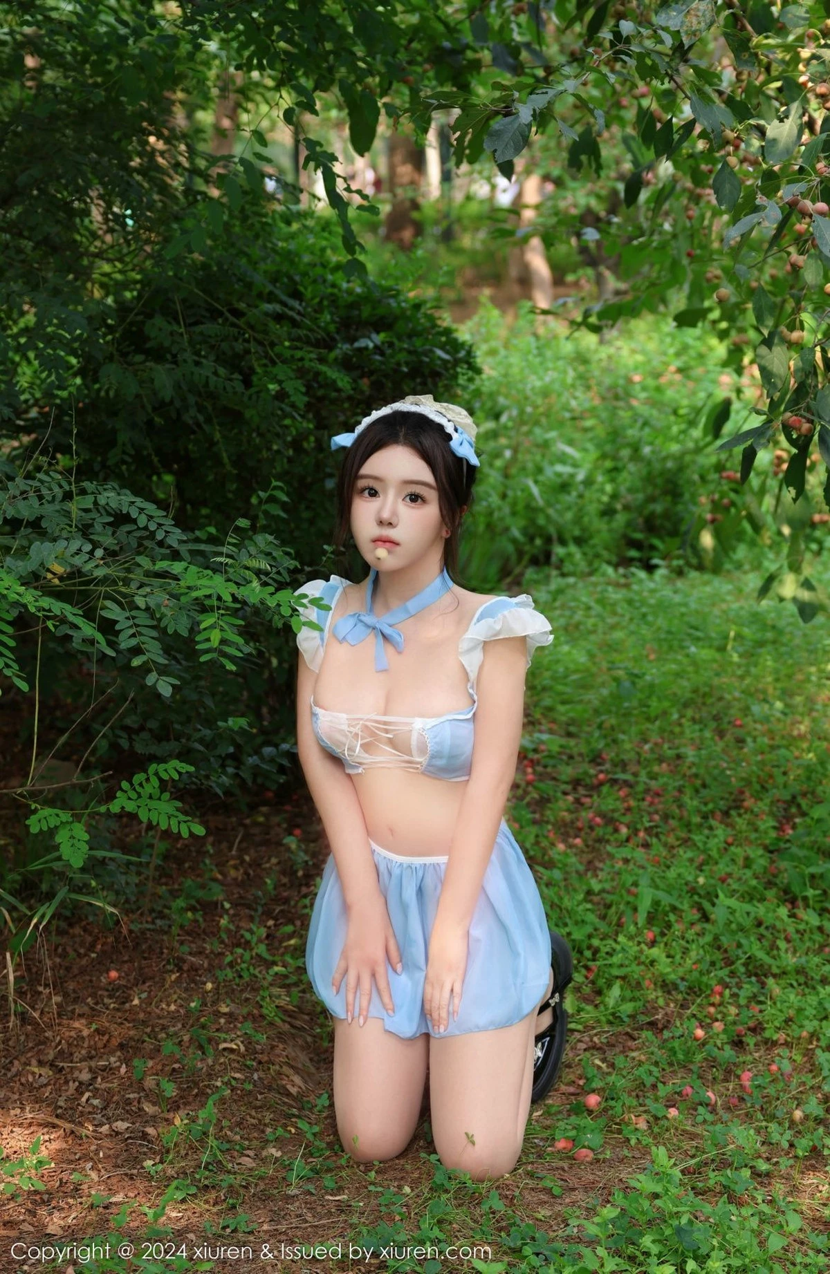 秀人集.com_[XiuRen秀人网]No.9164_模特小薯条nienie户外性感女仆装配超薄肉丝秀惹火身材诱惑写真87P