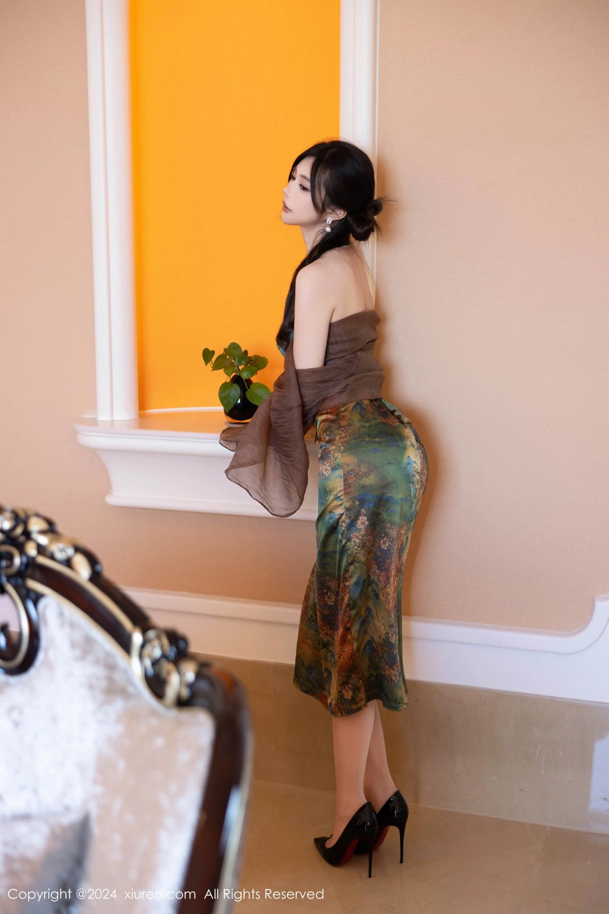 秀人集.com_[XiuRen秀人网]No.9161_模特绮里嘉ula性感带图案短裙配闪亮肉丝秀曼妙身姿诱惑写真81P