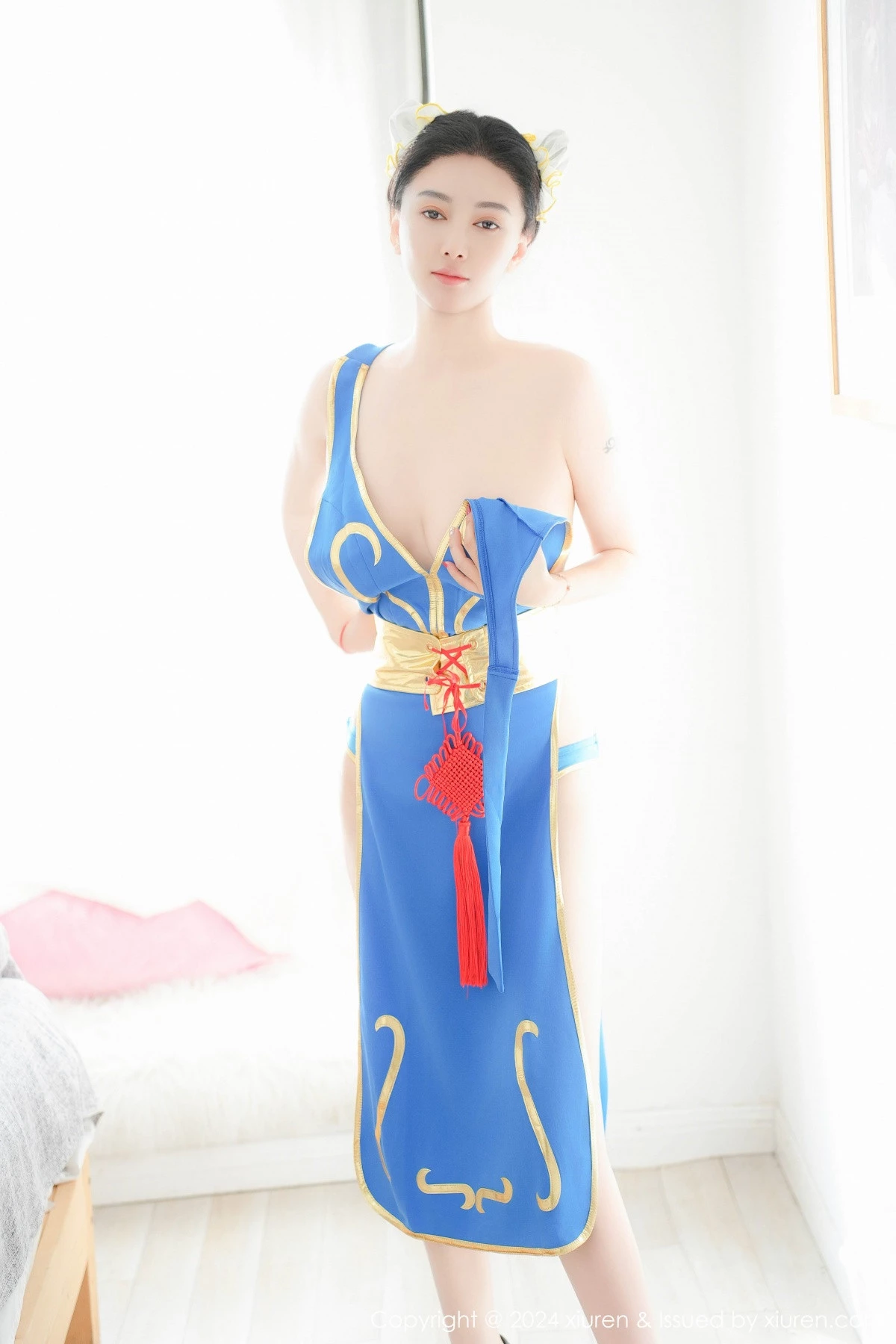 秀人集.com_[XiuRen秀人网]No.9252_模特雅茹老师性感蓝色COSPLAY服饰秀白嫩柔美身姿诱惑写真61P