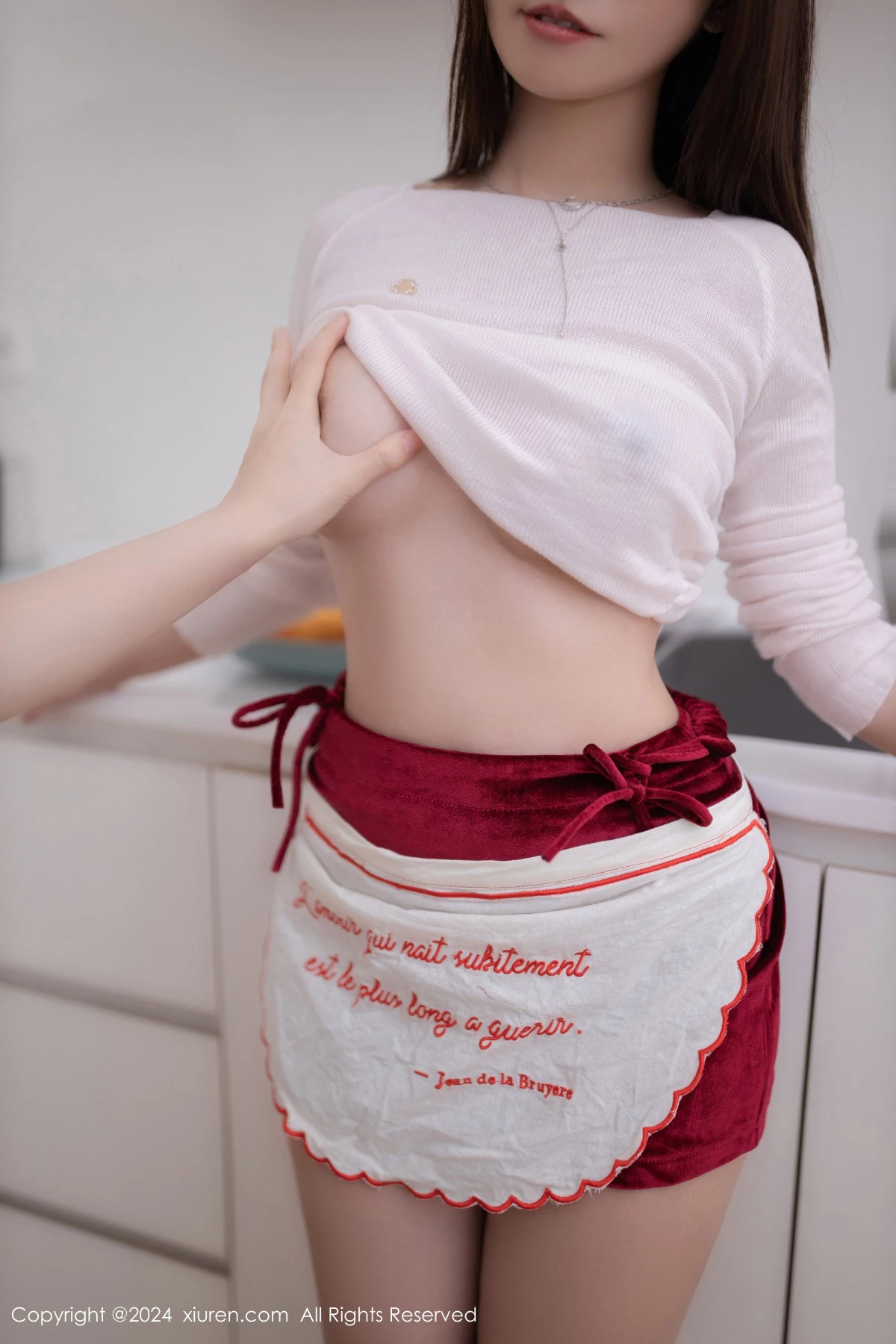 秀人集.com_[XiuRen秀人网]No.9255_模特杏子Yada性感白色T恤露黑色蕾丝内衣秀曼妙身姿诱惑写真82P