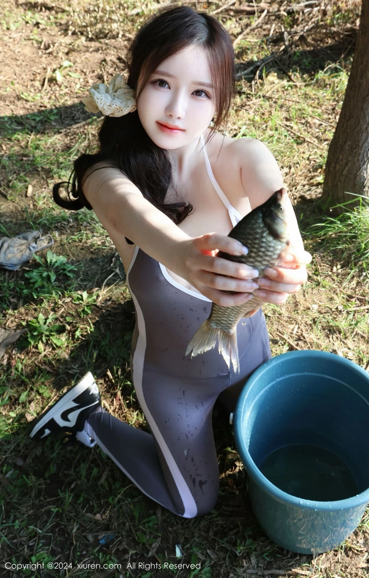 秀人集.com_[XiuRen秀人网]No.9311_模特小薯条nienie晨跑主题性感灰色运动服饰秀完美身材诱惑写真92P