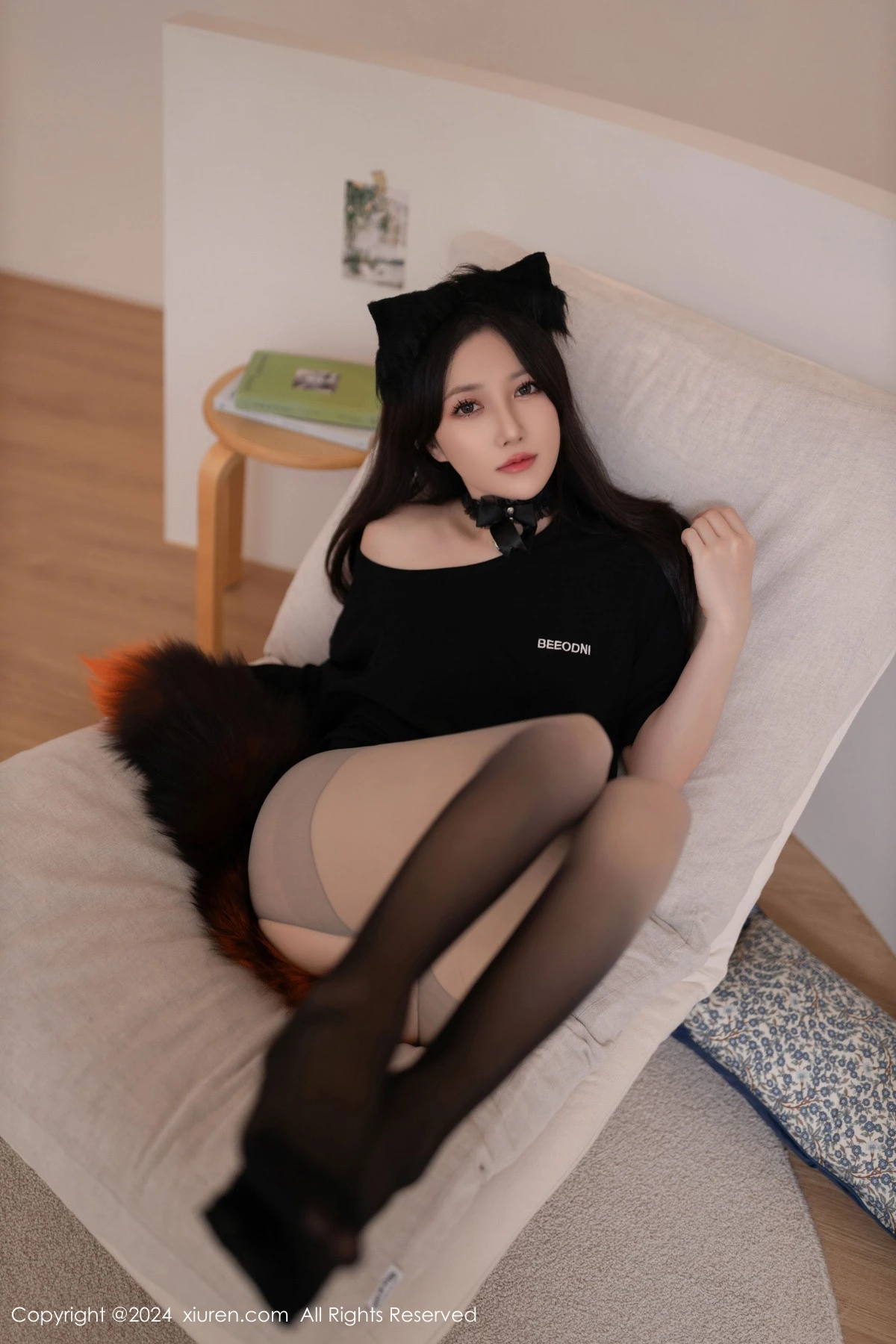 秀人集.com_[XiuRen秀人网]No.9314_模特鱼子酱Fish性感狐狸装扮露超薄黑丝秀曼妙身姿撩人诱惑写真80P