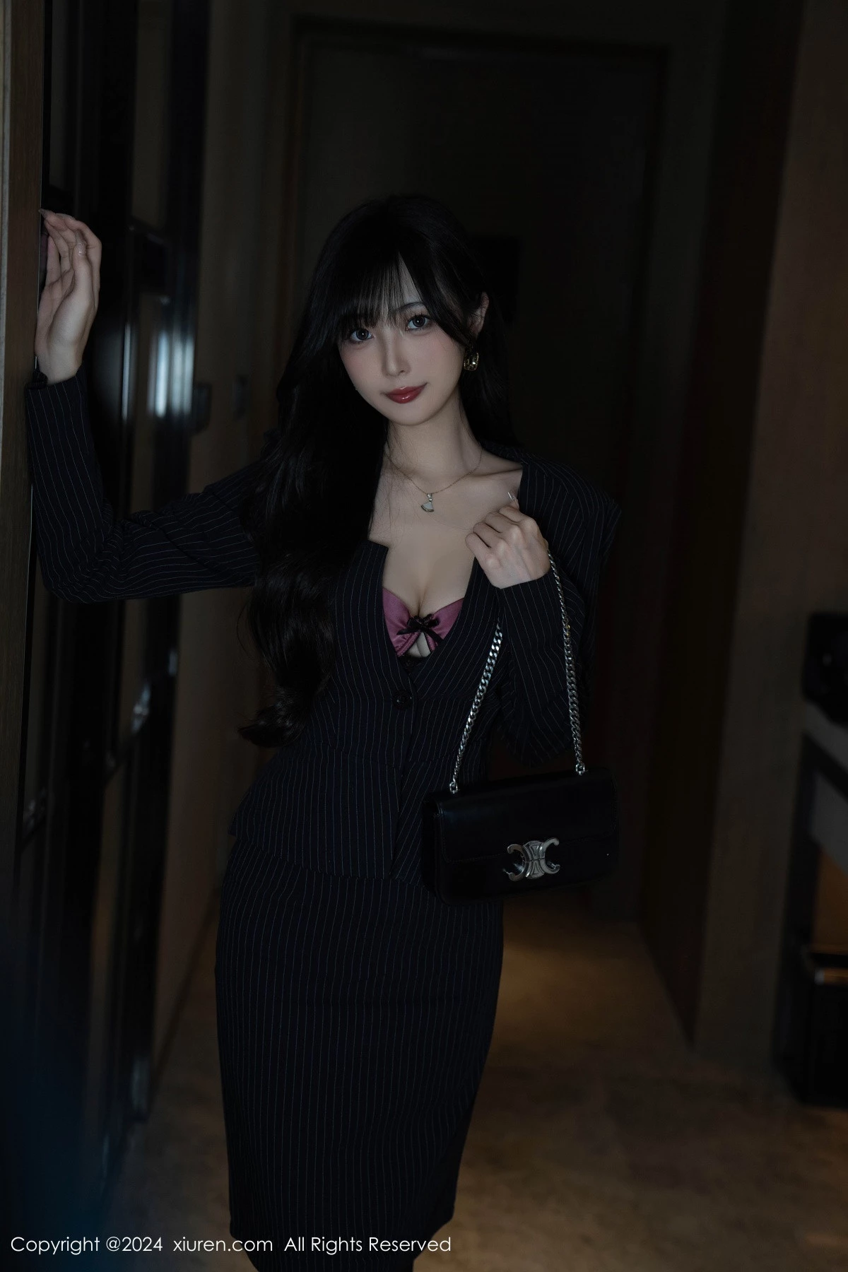 秀人集.com_[XiuRen秀人网]No.9186_模特林星阑私房性感紫色情趣内衣配黑丝袜秀曼妙身姿诱惑写真90P