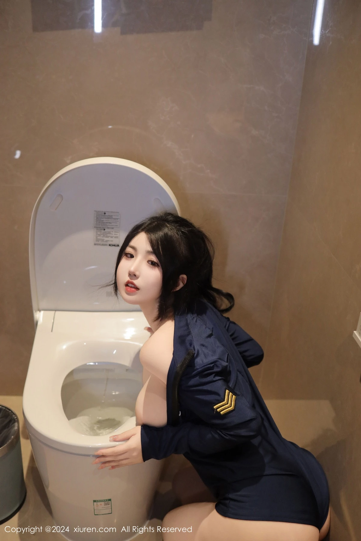 秀人集.com_[XiuRen秀人网]No.9326_模特陈小花卫生间性感Cosplay装扮黑色服饰秀曼妙身姿诱惑写真78P