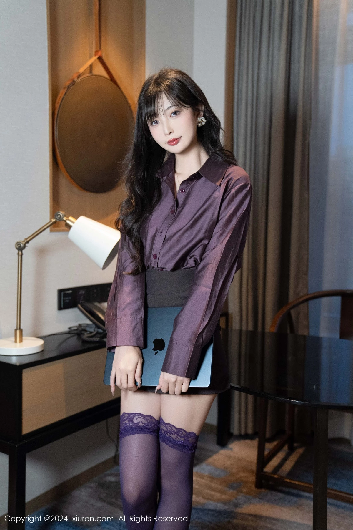 秀人集.com_[XiuRen秀人网]No.9428_模特林星阑性感紫色情趣连体内衣配紫色丝袜秀曼妙身姿诱惑写真81P